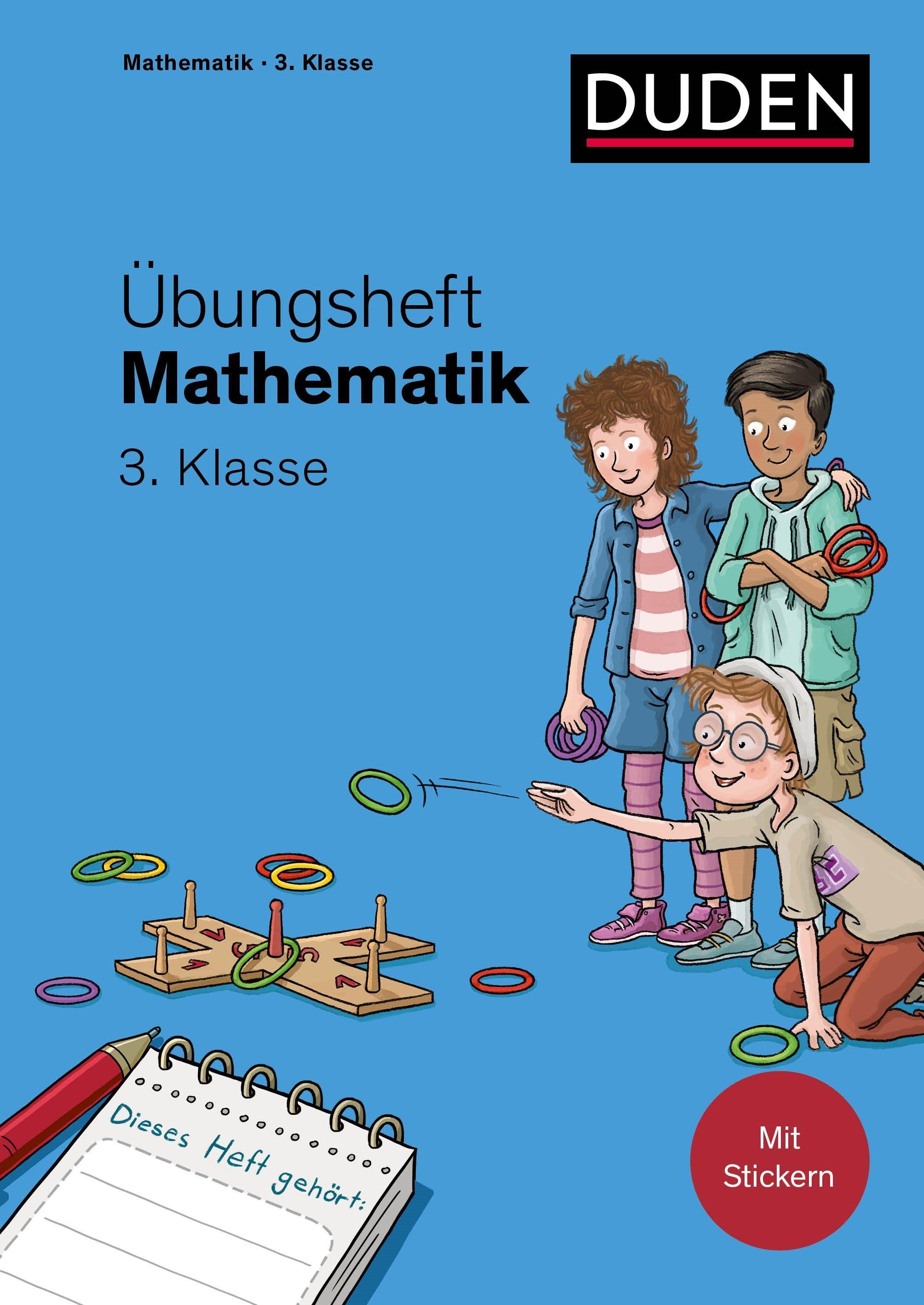 Vorderes Coverbild Übungsheft Mathematik - 3. Klasse