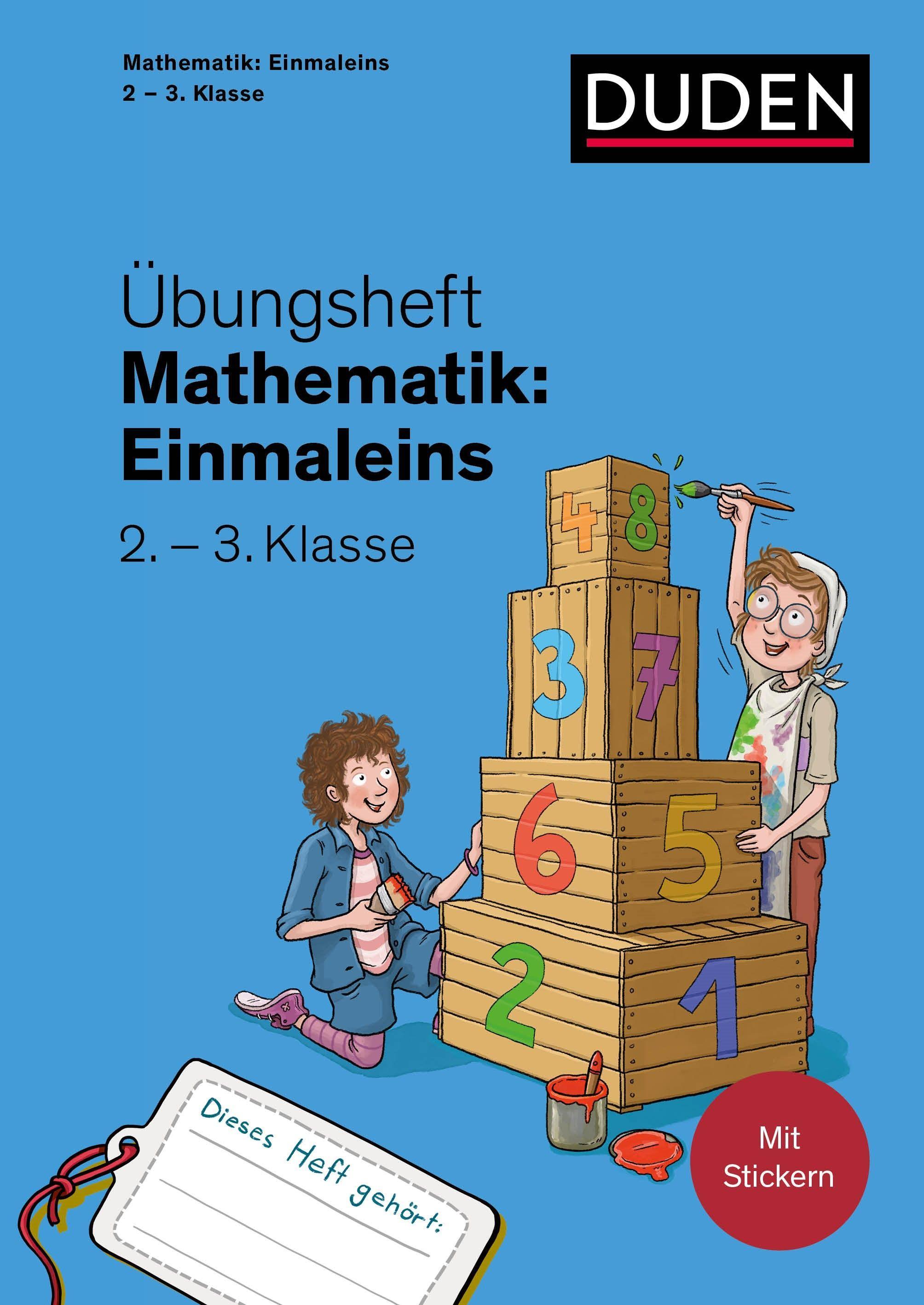 Vorderes Coverbild Übungsheft Mathematik - Einmaleins 2./3. Klasse