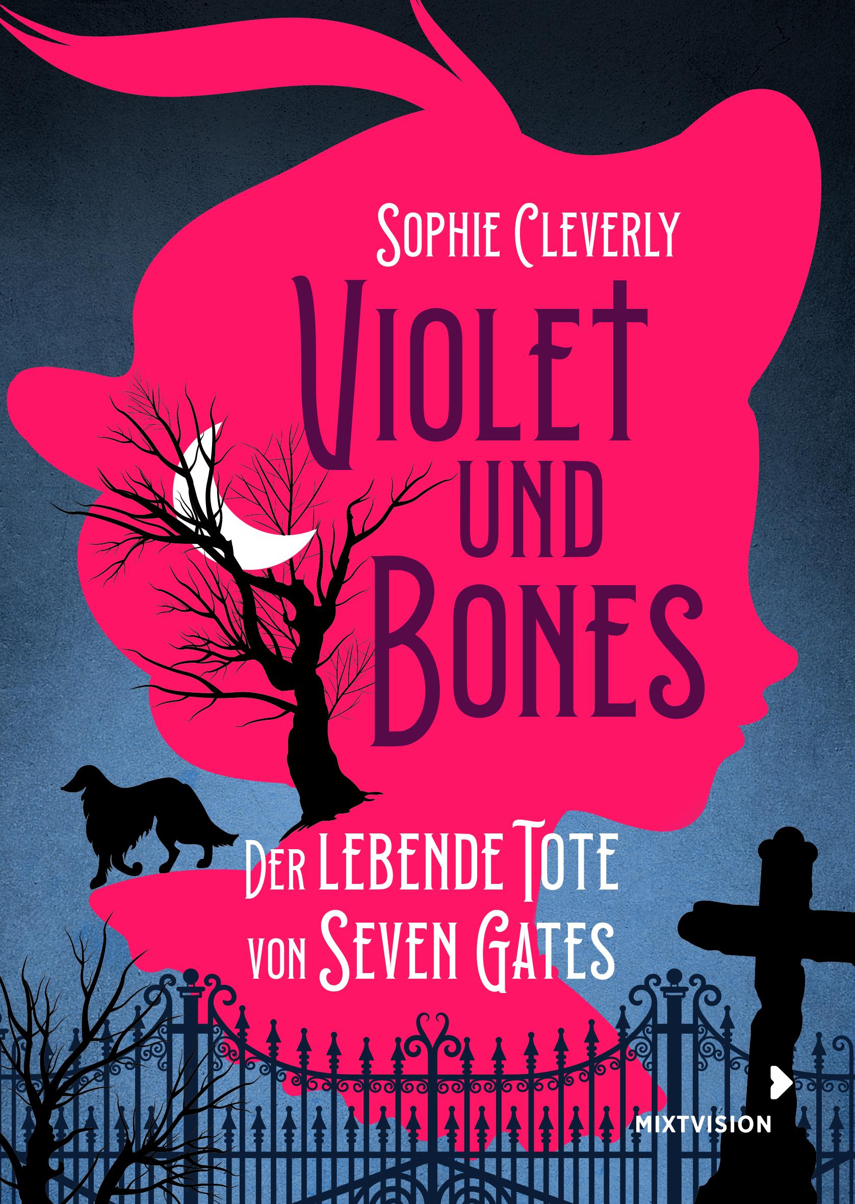 Vorderes Coverbild Violet und Bones Band 1 - Der lebende Tote von Seven Gates