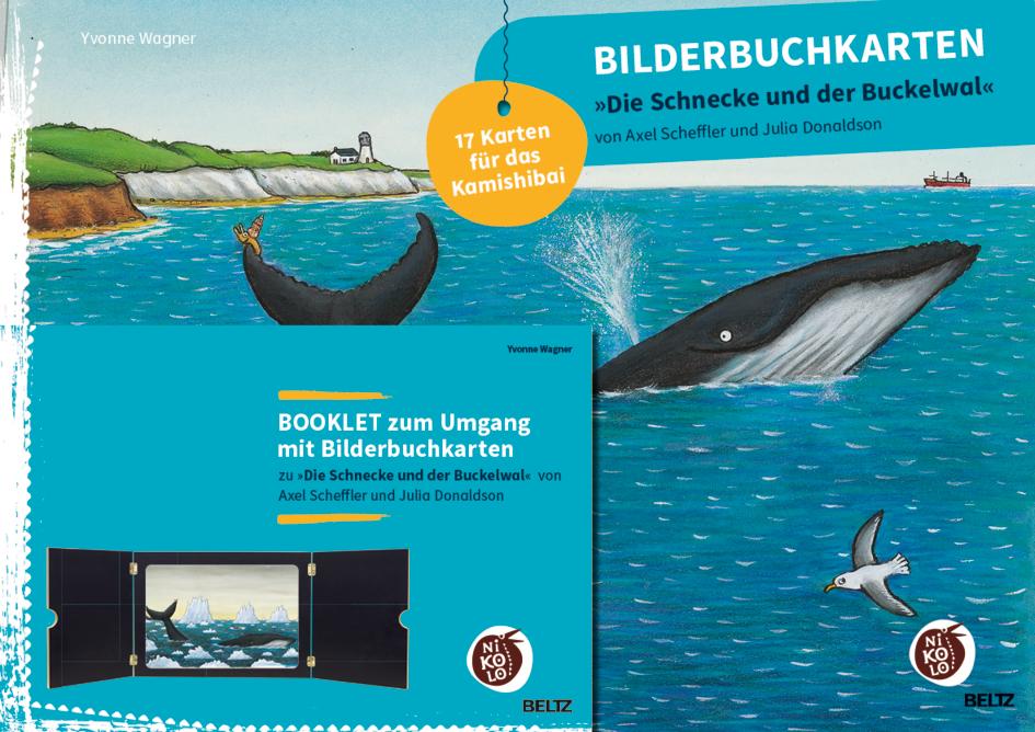 Vorderes Coverbild Bilderbuchkarten »Die Schnecke und der Buckelwal« von Axel Scheffler und Julia Donaldson