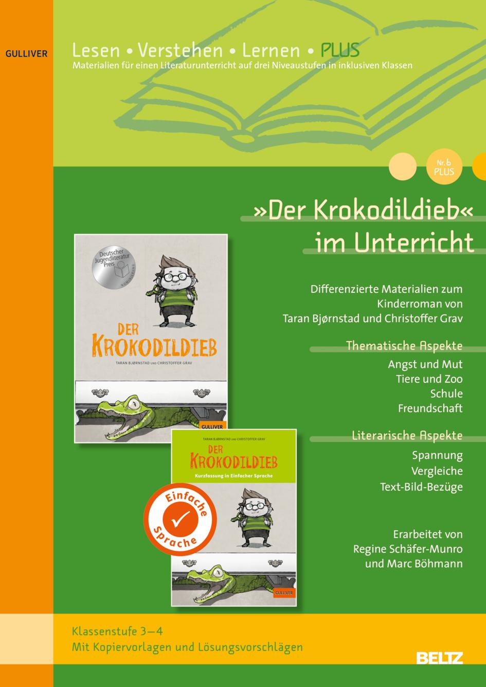 Vorderes Coverbild 'Der Krokodildieb' im Unterricht PLUS