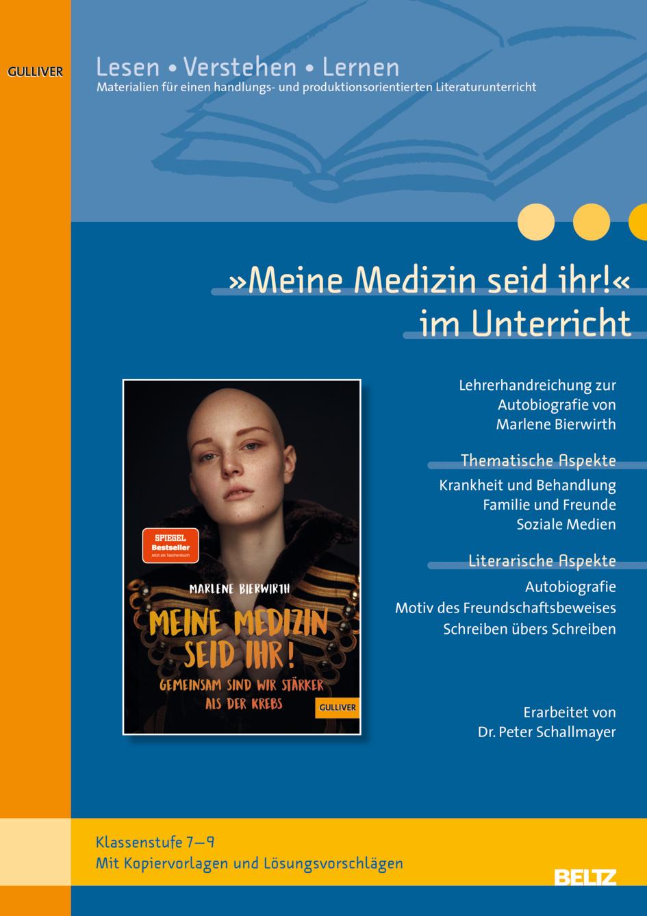Vorderes Coverbild »Meine Medizin seid ihr« im Unterricht