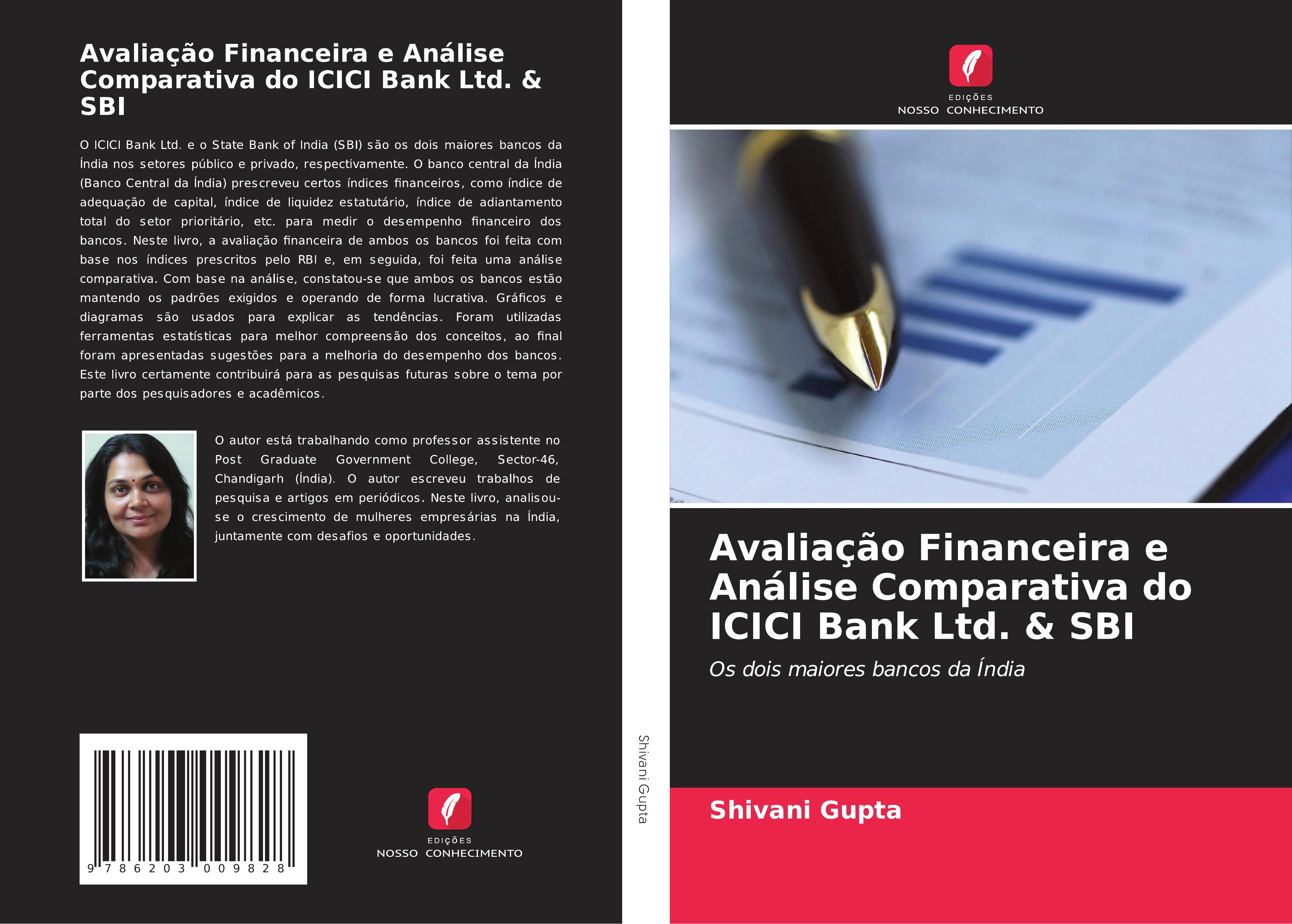Vorderes Coverbild Avaliação Financeira e Análise Comparativa do ICICI Bank Ltd. & SBI