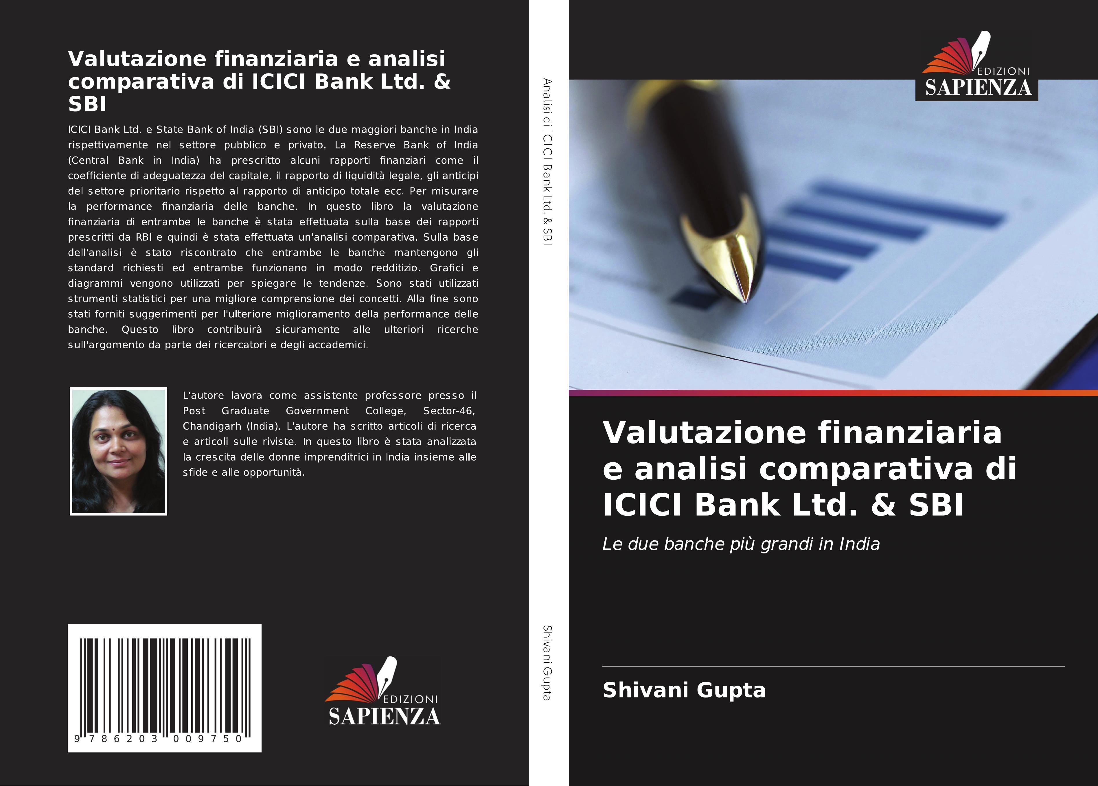 Vorderes Coverbild Valutazione finanziaria e analisi comparativa di ICICI Bank Ltd. & SBI
