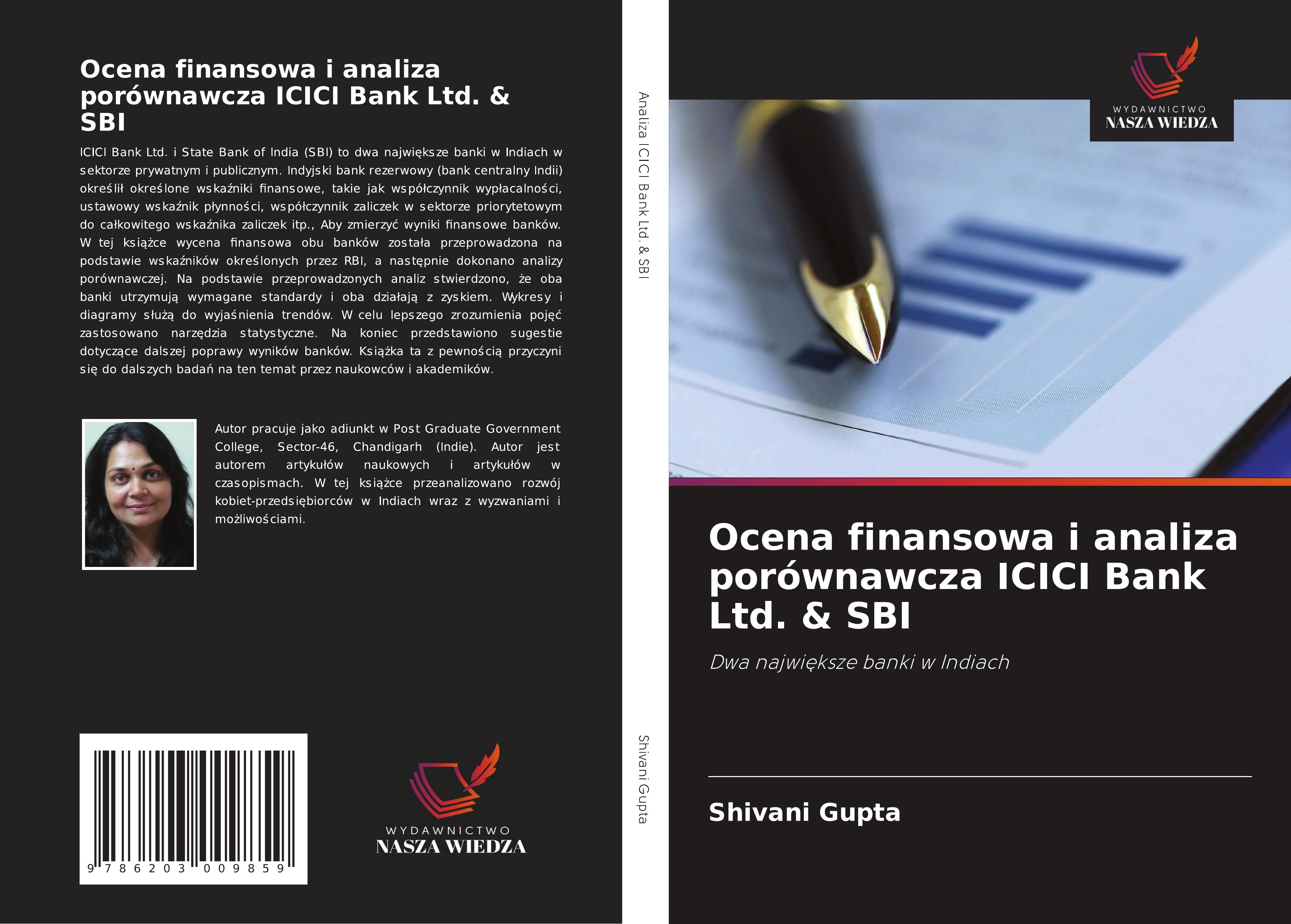 Vorderes Coverbild Ocena finansowa i analiza porównawcza ICICI Bank Ltd. & SBI