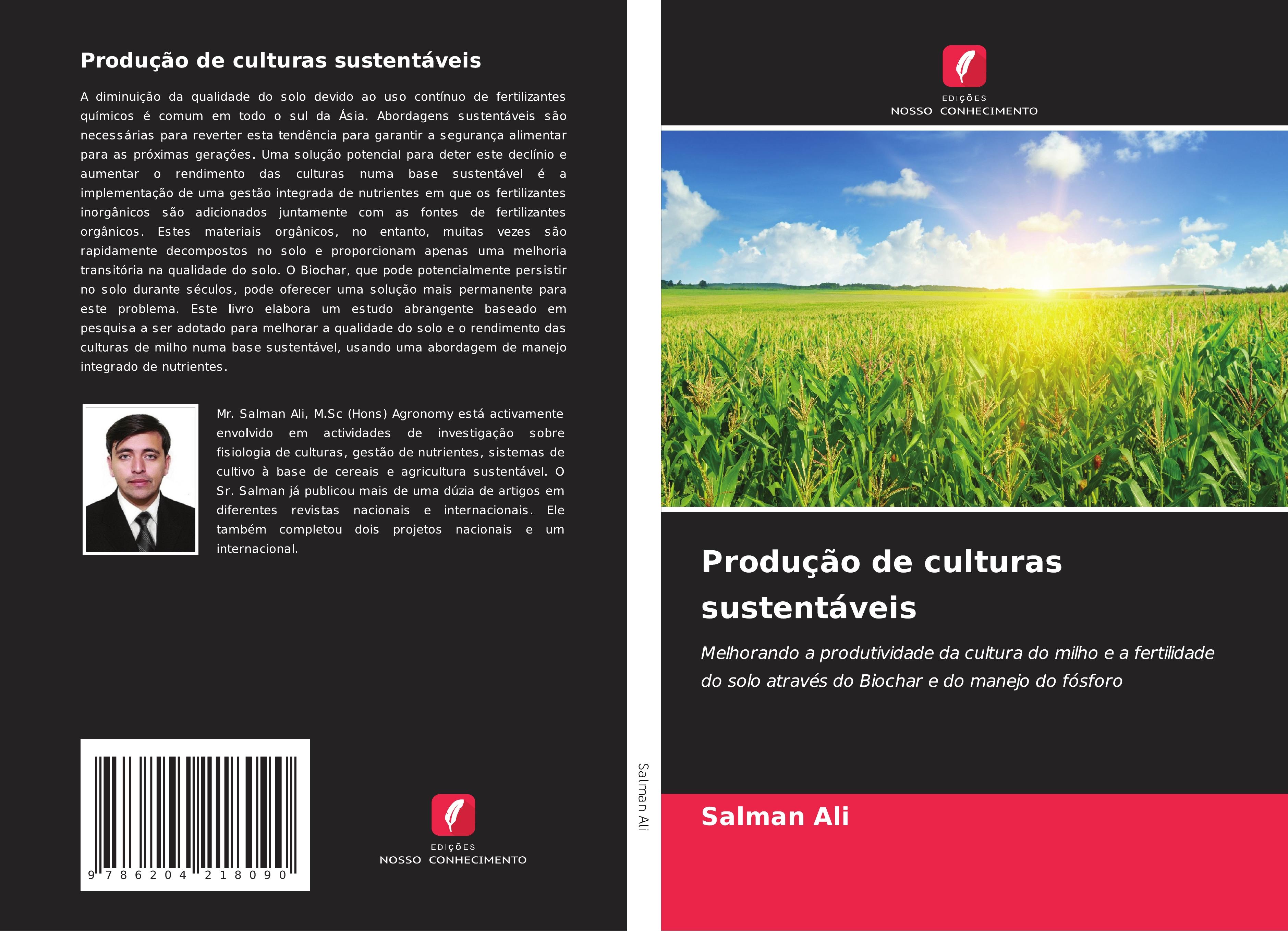 Vorderes Coverbild Produção de culturas sustentáveis