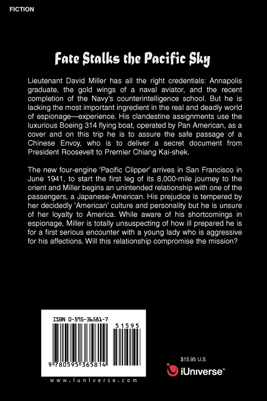 Rückseitencover Fate Stalks the Pacific Sky