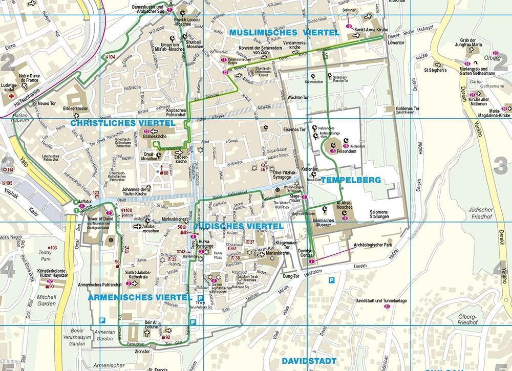 Beispielinhalt (Bild) Reise Know-How CityTrip Jerusalem