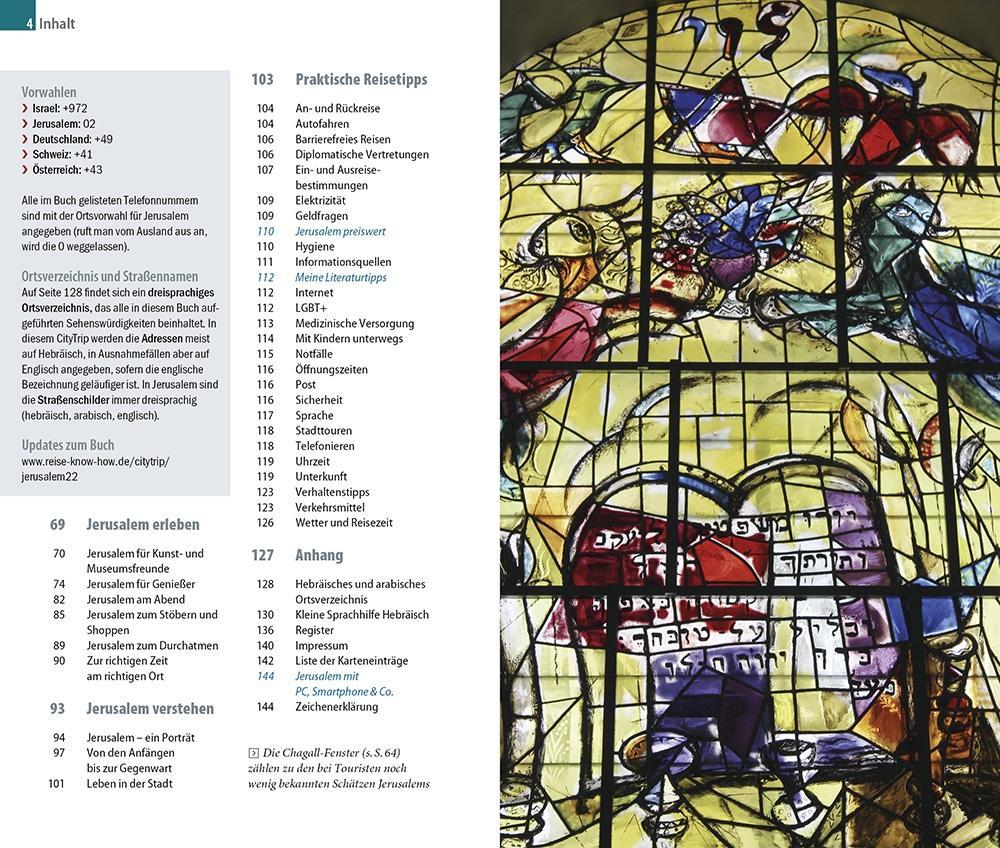 Beispielinhalt (Bild) Reise Know-How CityTrip Jerusalem