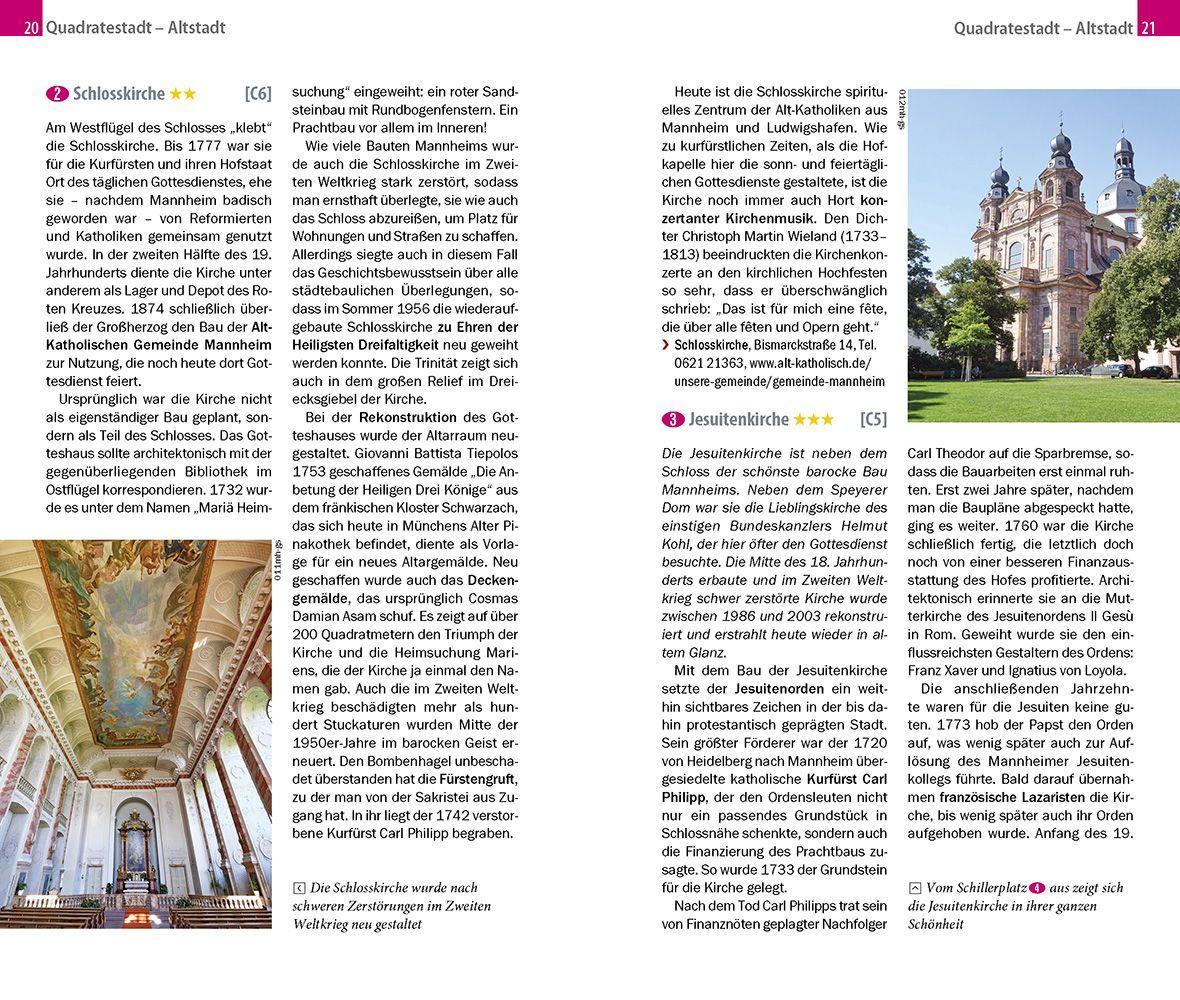 Beispielinhalt (Bild) Reise Know-How CityTrip Mannheim mit Infos zur Bundesgartenschau