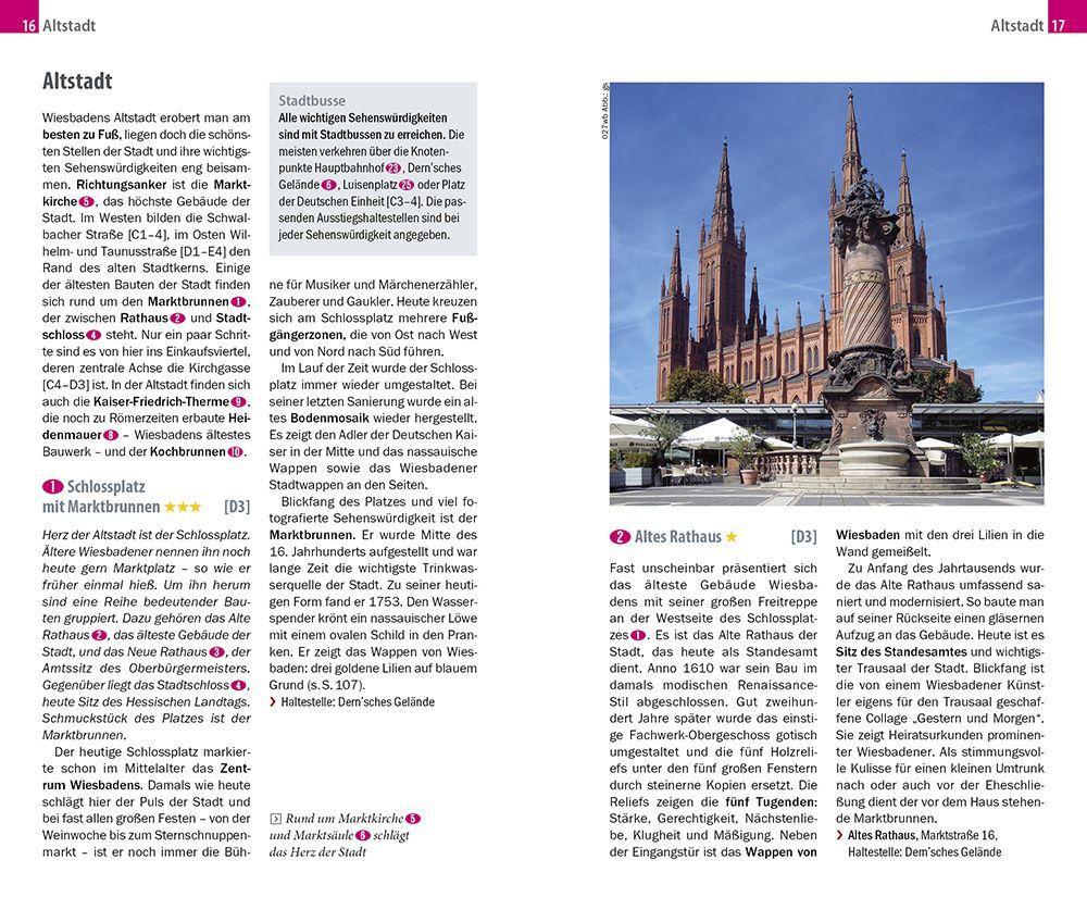 Beispielinhalt (Bild) Reise Know-How CityTrip Wiesbaden