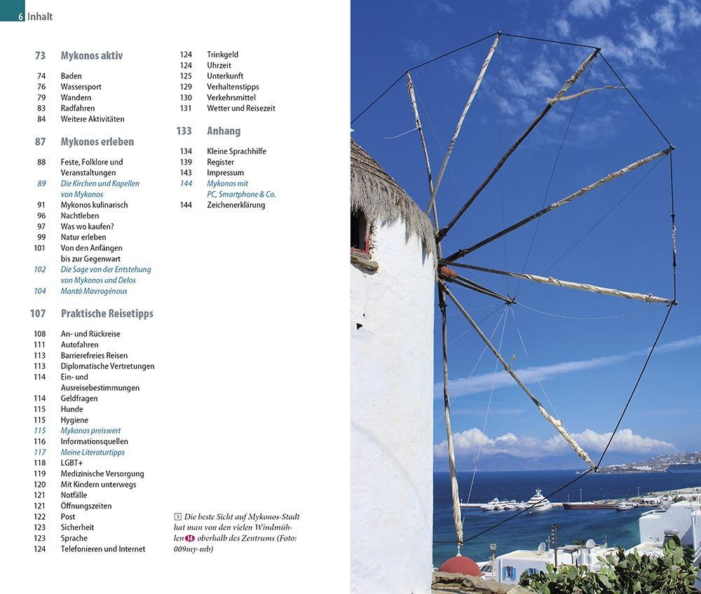 Beispielinhalt (Bild) Reise Know-How InselTrip Mykonos mit Ausflug nach Delos und Tínos