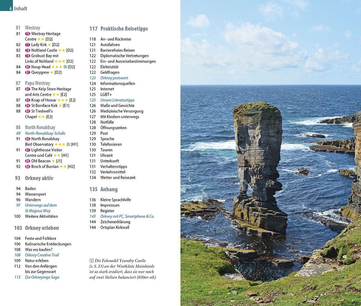 Beispielinhalt (Bild) Reise Know-How InselTrip Orkney