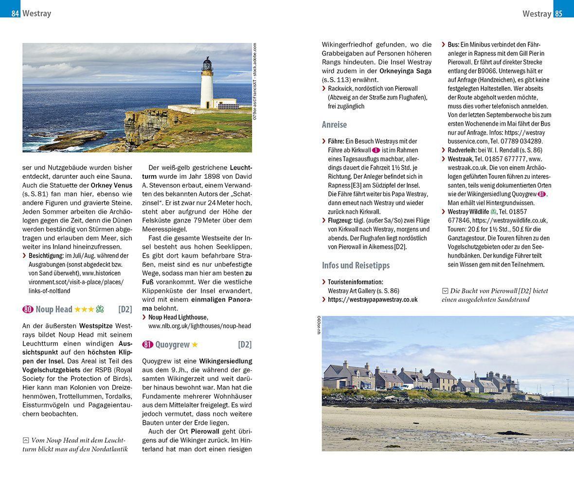 Beispielinhalt (Bild) Reise Know-How InselTrip Orkney