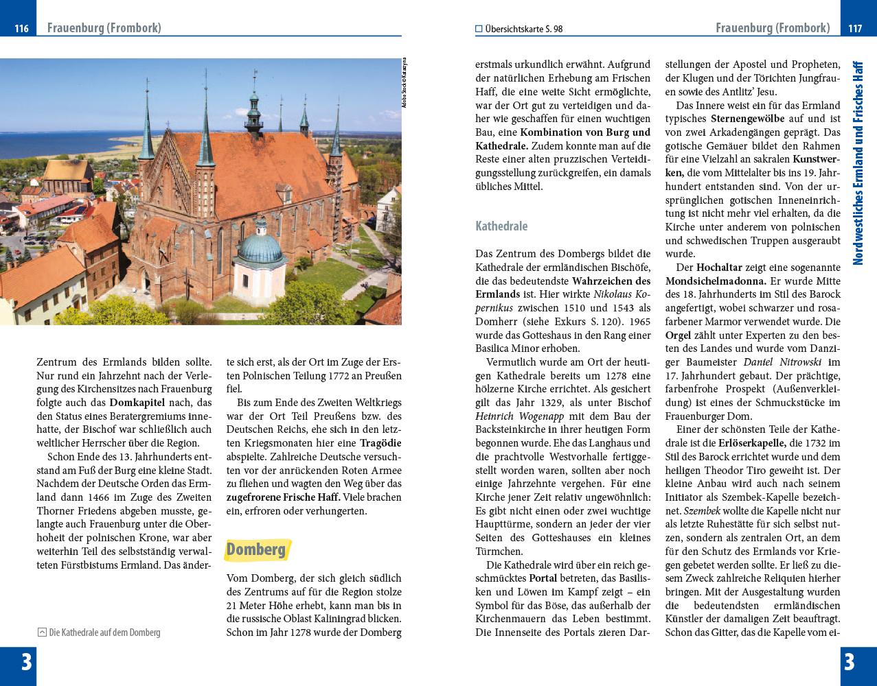Beispielinhalt (Bild) Reise Know-How Reiseführer Masurische Seen und Ermland
