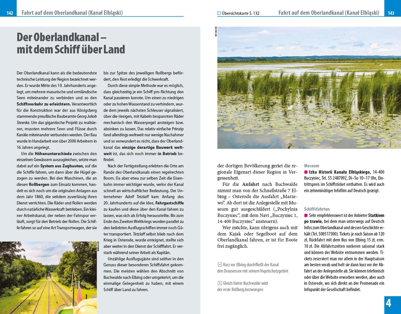 Beispielinhalt (Bild) Reise Know-How Reiseführer Masurische Seen und Ermland