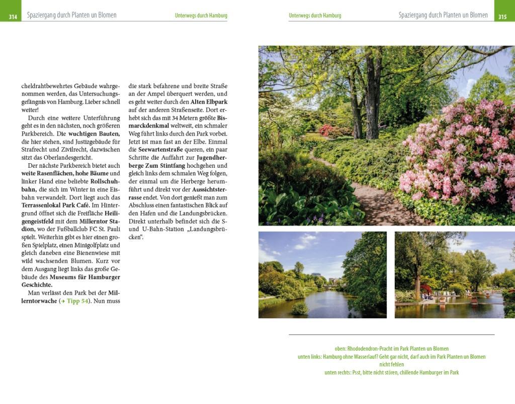 Beispielinhalt (Bild) Reise Know-How Reiseführer Mein Hamburg : 100 Entdeckungen für Feierabendflaneure und Wochenendhanseaten