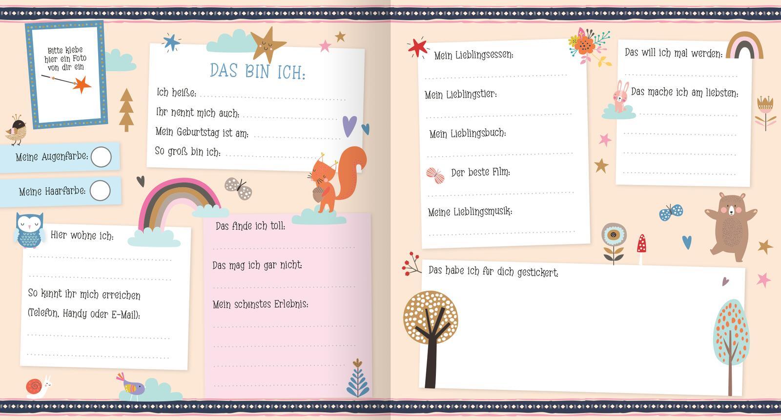 Beispielinhalt (Bild) Alle meine Freunde - Einhorn