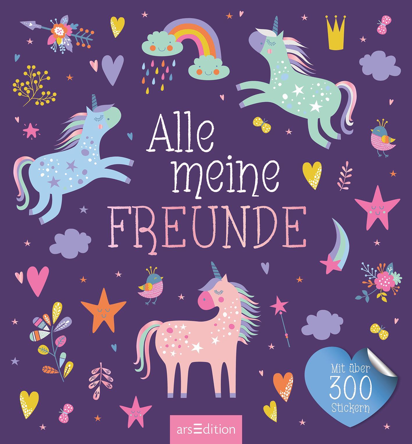 Beispielinhalt (Bild) Alle meine Freunde - Einhorn