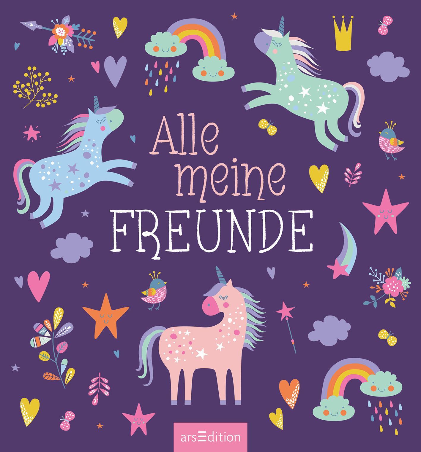 Beispielinhalt (Bild) Alle meine Freunde - Einhorn