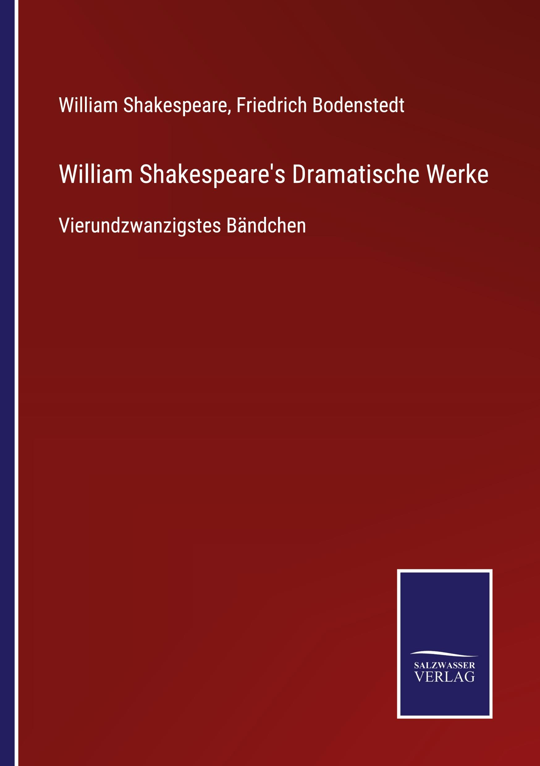 Vorderes Coverbild William Shakespeare's Dramatische Werke