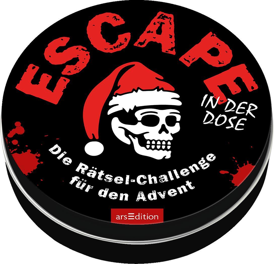 Vorderes Coverbild Escape-Adventskalender in der Dose