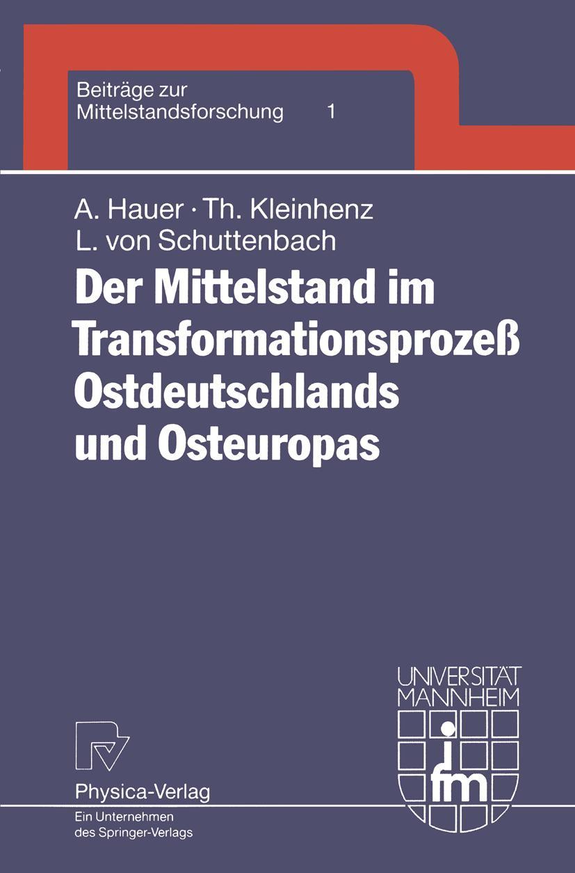 Vorderes Coverbild Der Mittelstand im Transformationsprozeß Ostdeutschlands und Osteuropas
