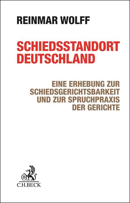 Vorderes Coverbild Schiedsstandort Deutschland