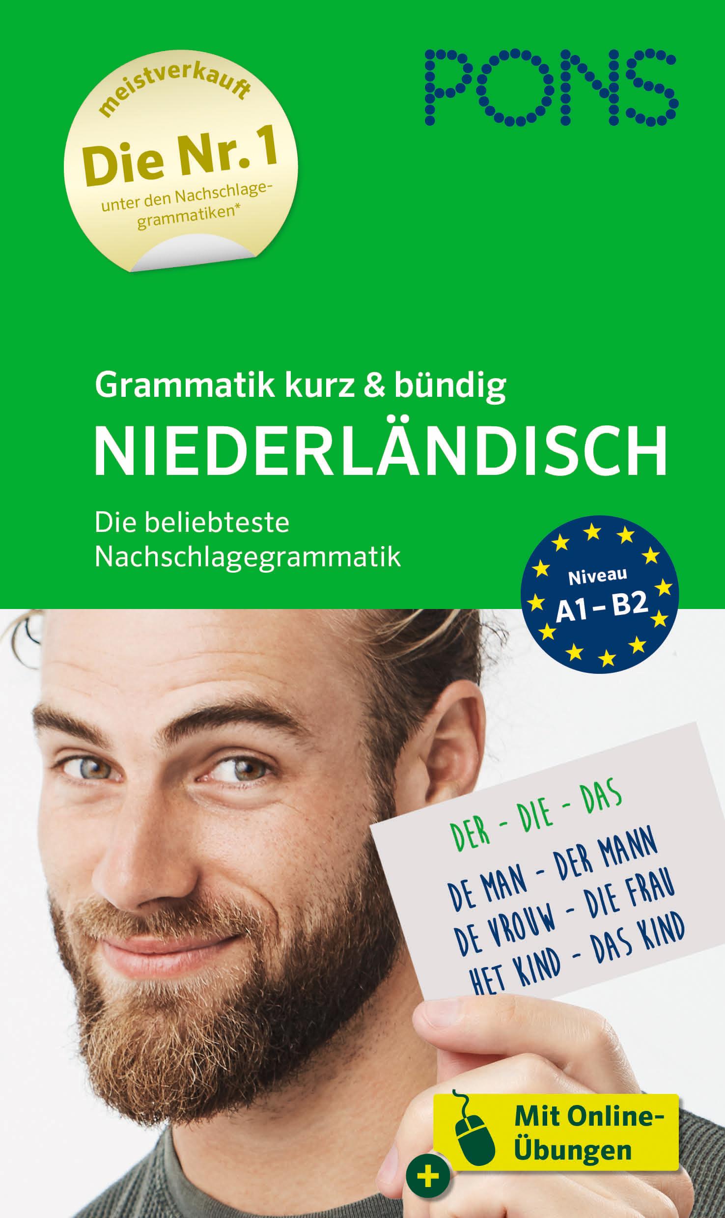 Vorderes Coverbild PONS Grammatik kurz und bündig Niederländisch
