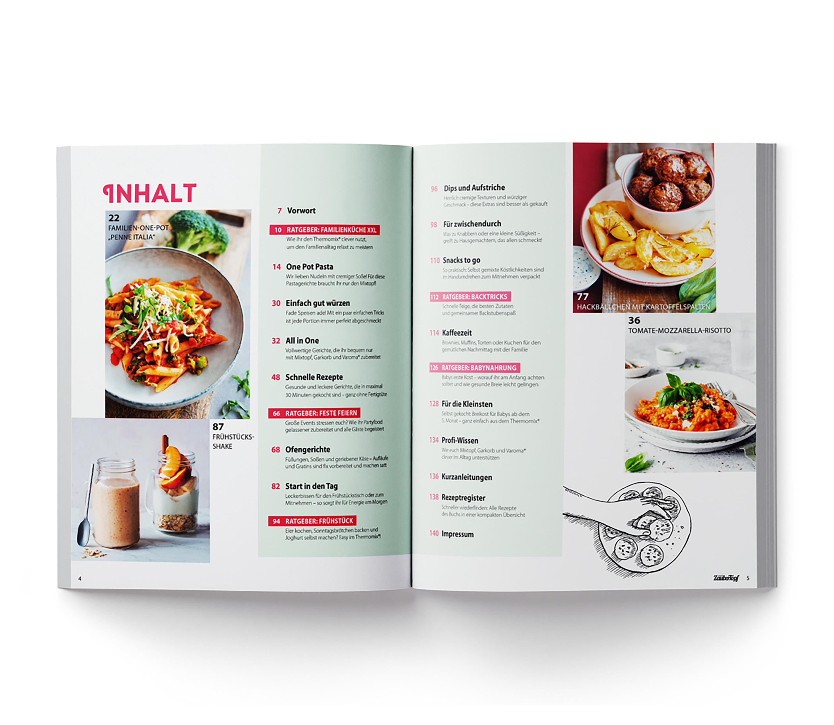 Beispielinhalt (Bild) mein ZauberTopf Einfach lecker! So clever! Familienküche