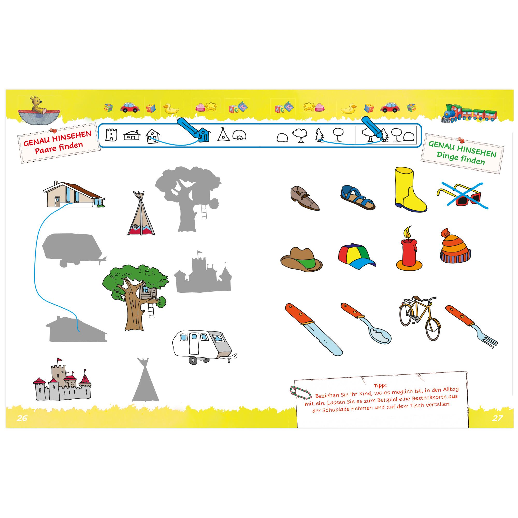 Beispielinhalt (Bild) Leo Lausemaus - Mein mausestarkes Kindergartenbuch
