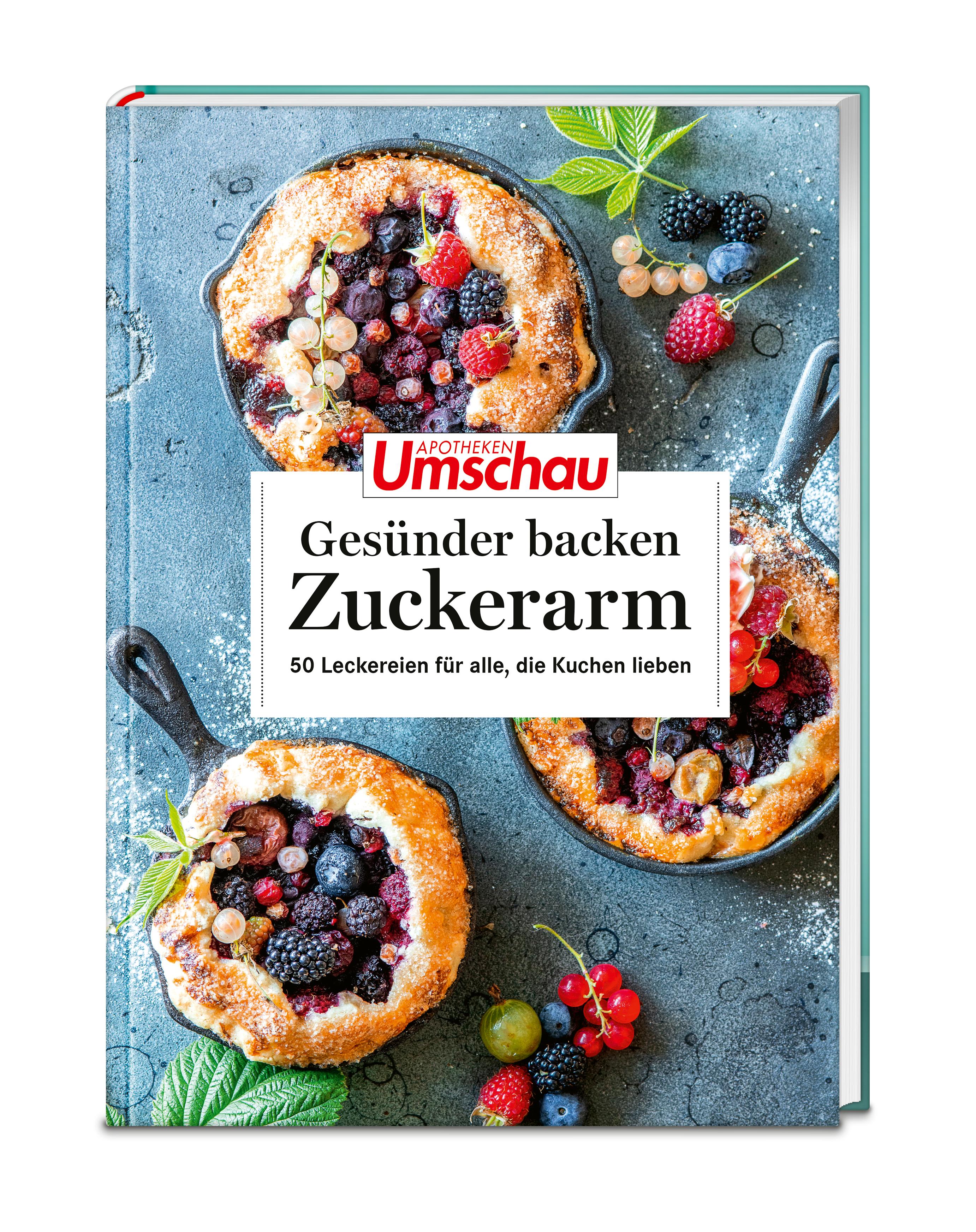 Vorderes Coverbild Apotheken Umschau: Gesünder backen - zuckerarm