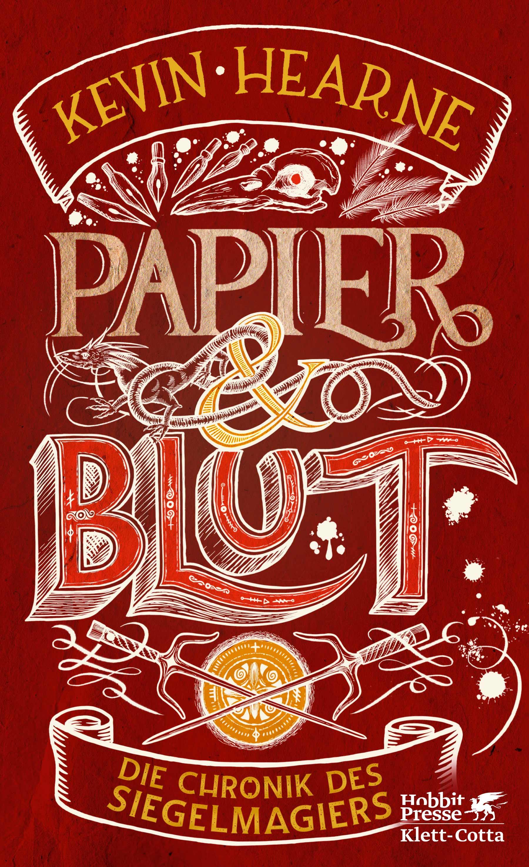 Vorderes Coverbild Papier & Blut