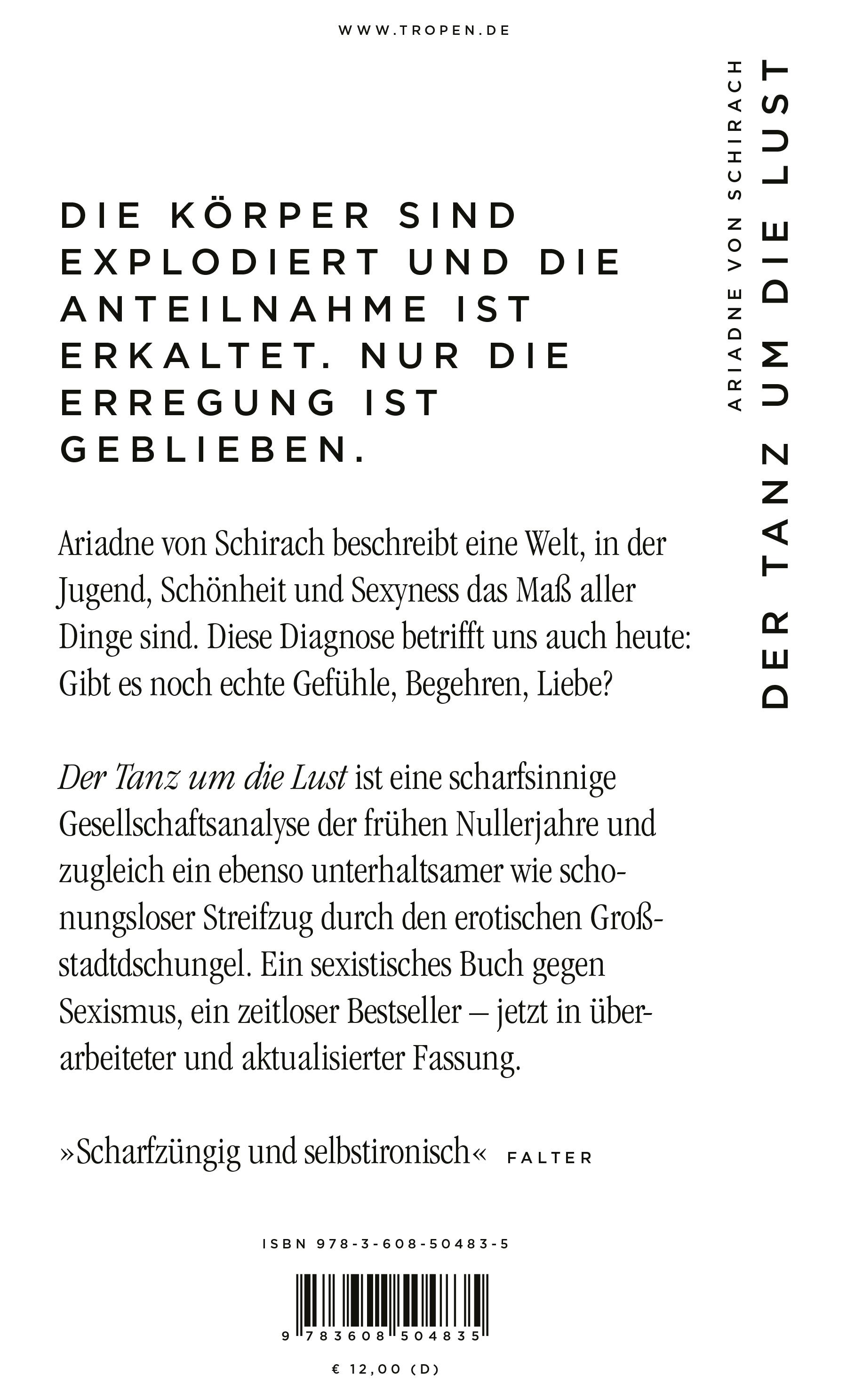 Rückseitencover Der Tanz um die Lust