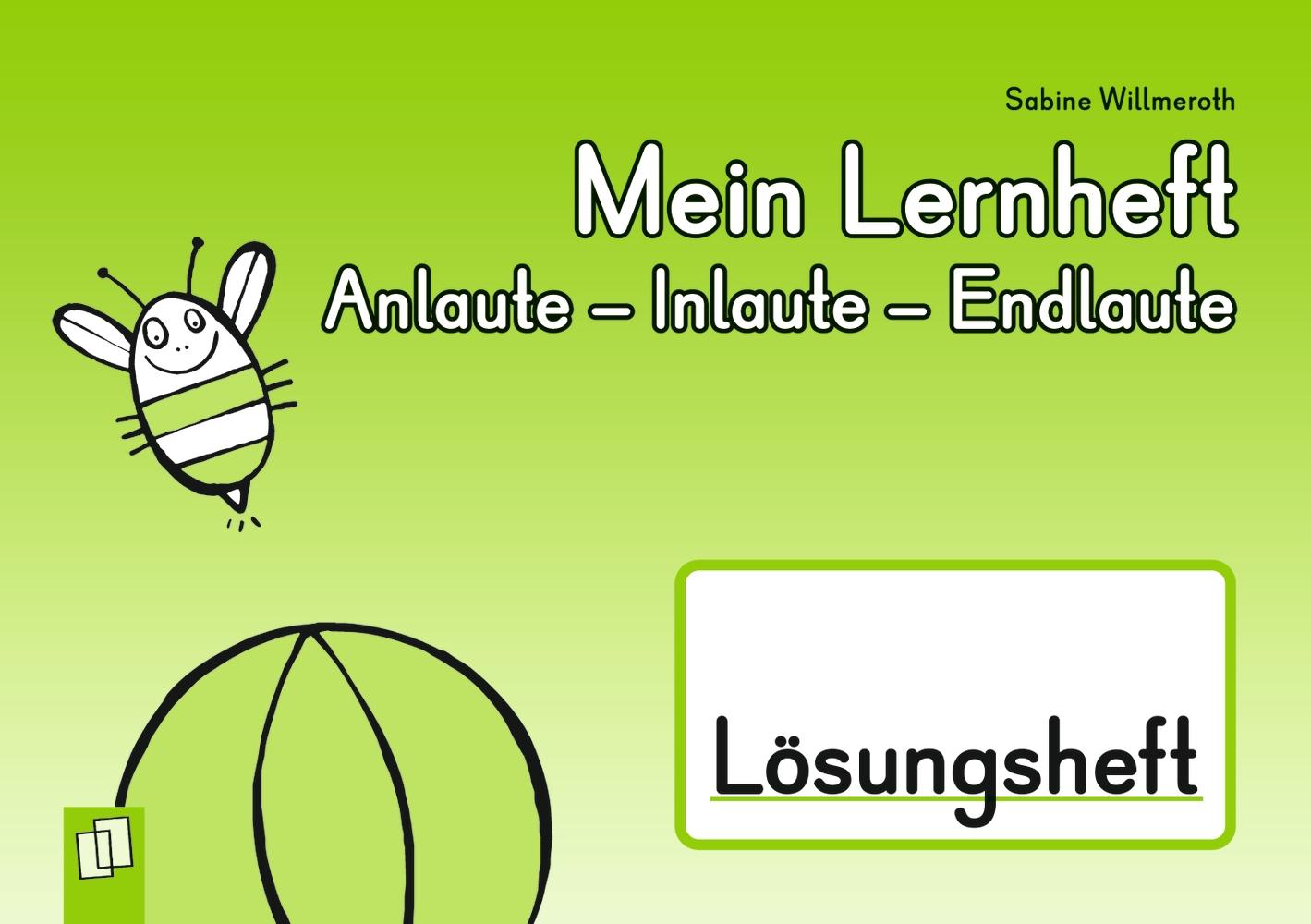 Vorderes Coverbild Mein Lernheft: Anlaute - Inlaute - Endlaute -  Lösungsheft