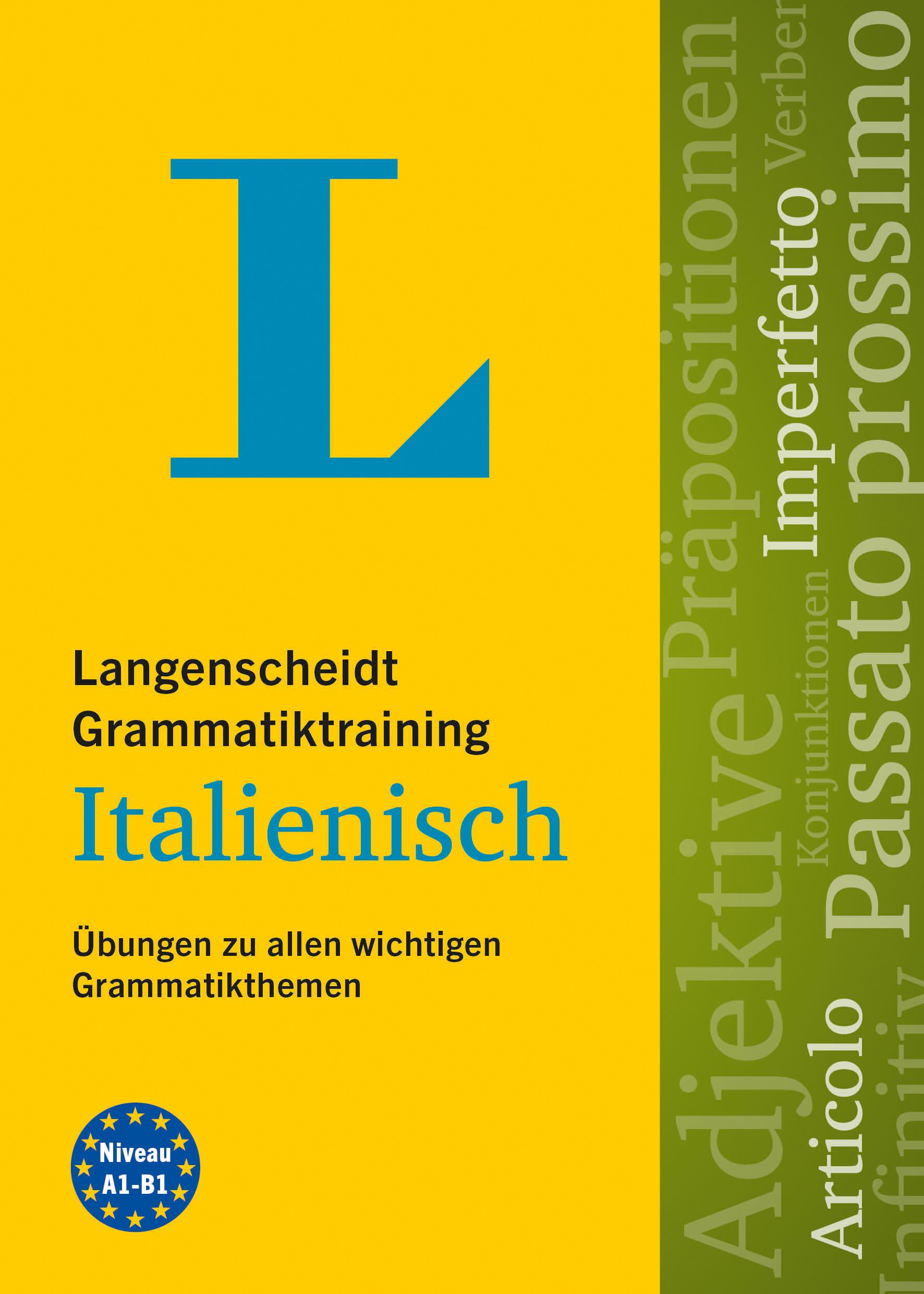 Vorderes Coverbild Langenscheidt Grammatiktraining Italienisch
