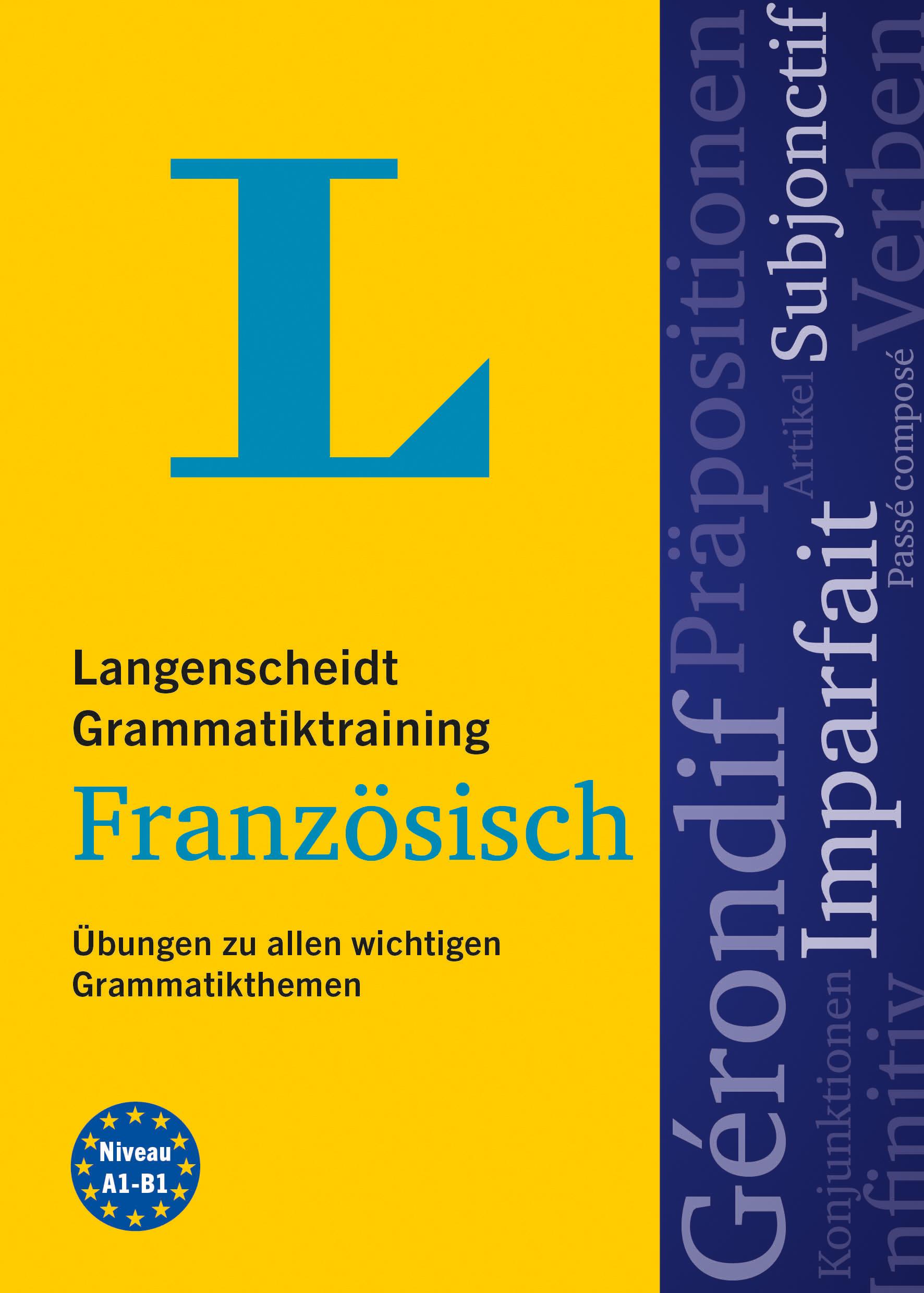 Vorderes Coverbild Langenscheidt Grammatiktraining Französisch