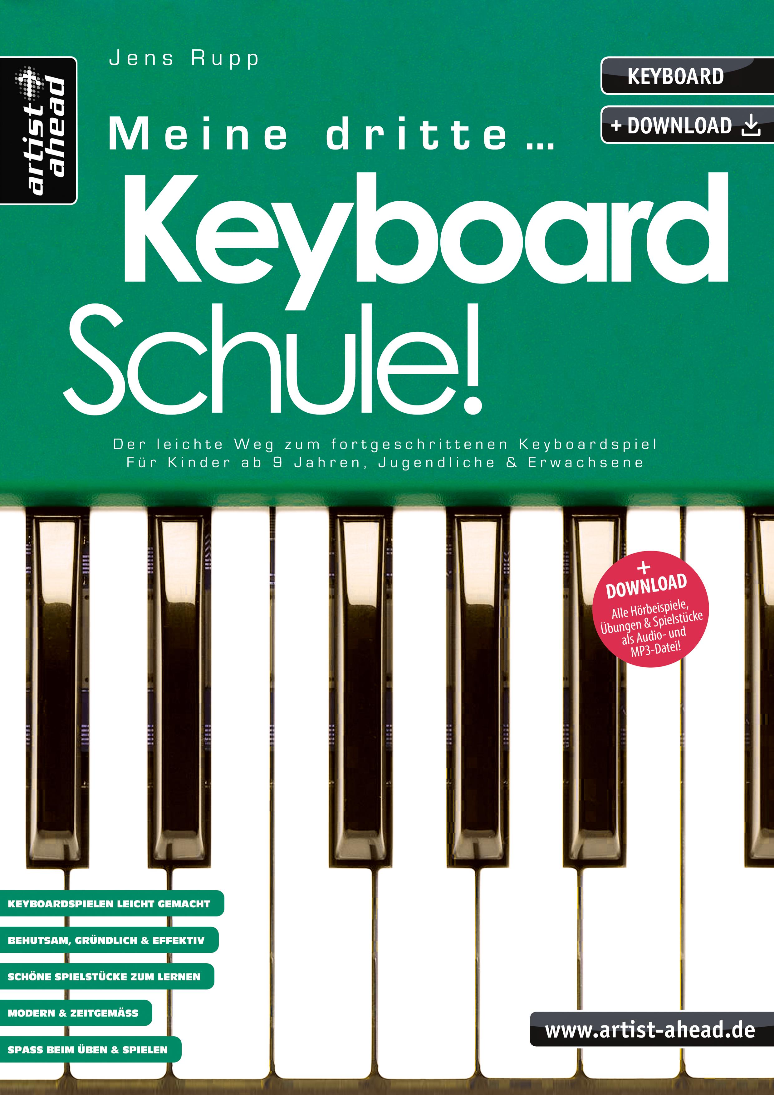 Vorderes Coverbild Meine dritte Keyboardschule!
