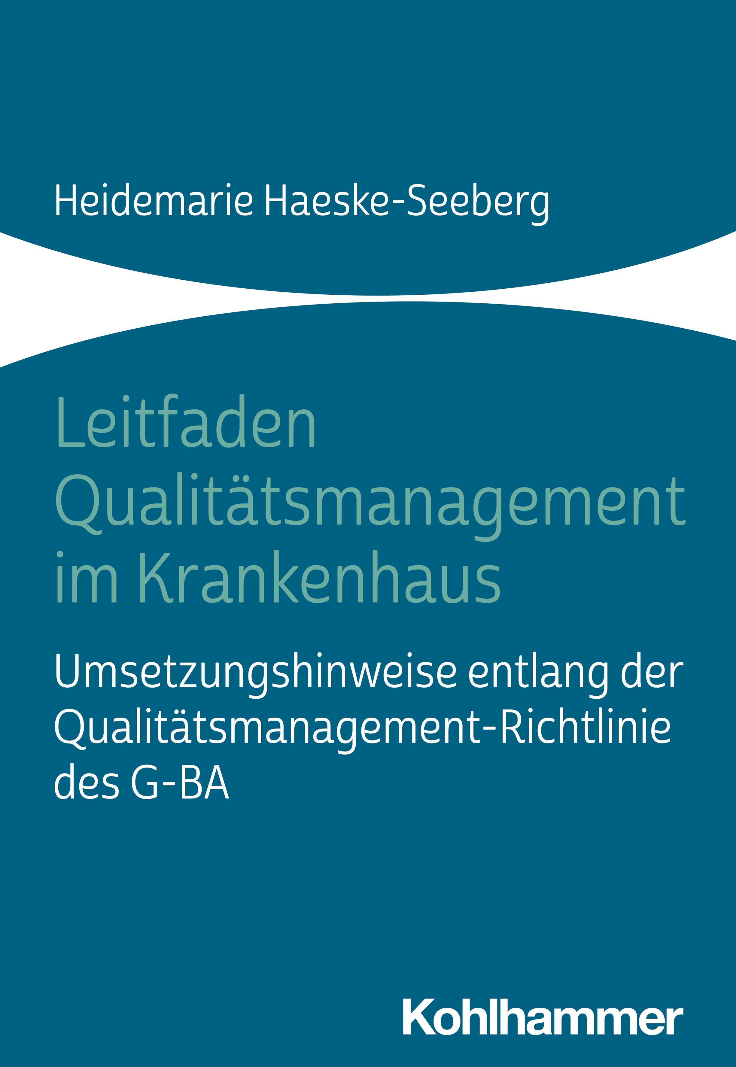 Vorderes Coverbild Leitfaden Qualitätsmanagement im Krankenhaus