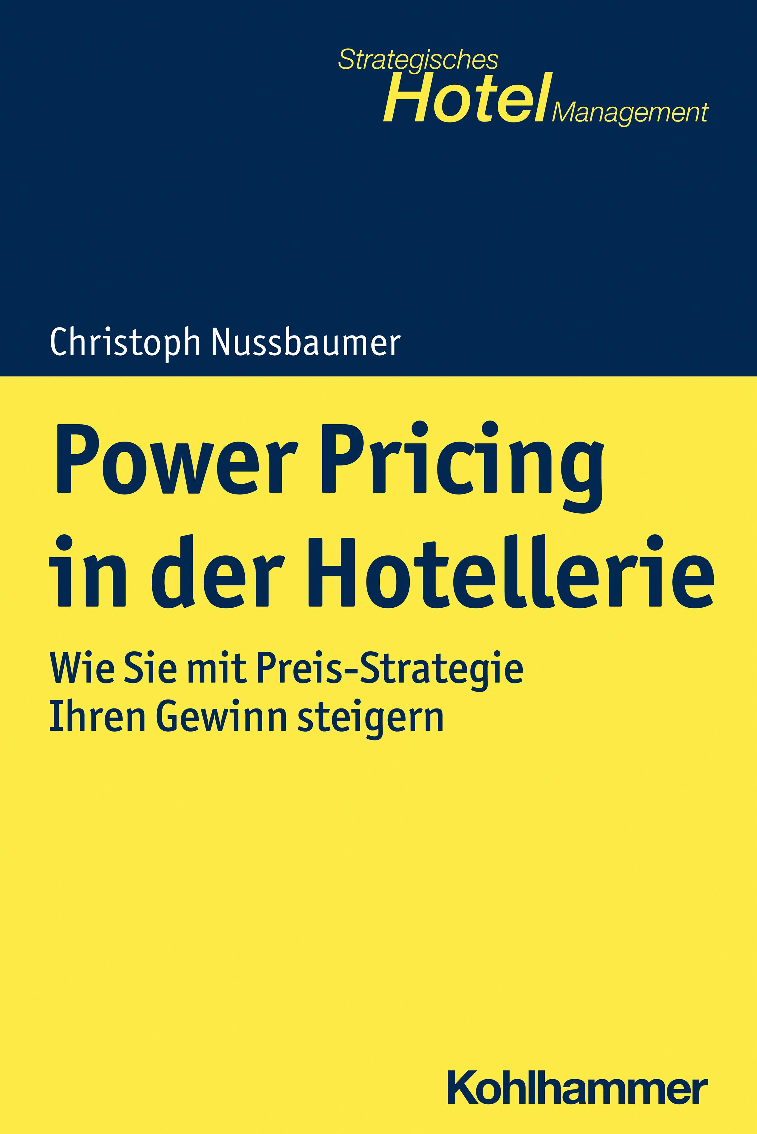 Vorderes Coverbild Power Pricing in der Hotellerie