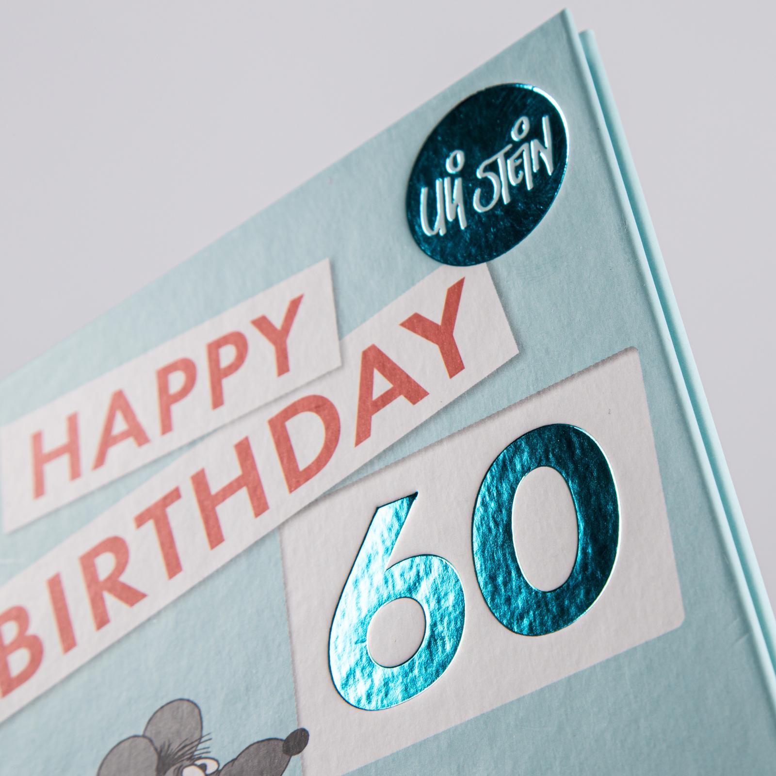 Beispielinhalt (Bild) Happy Birthday zum 60. Geburtstag