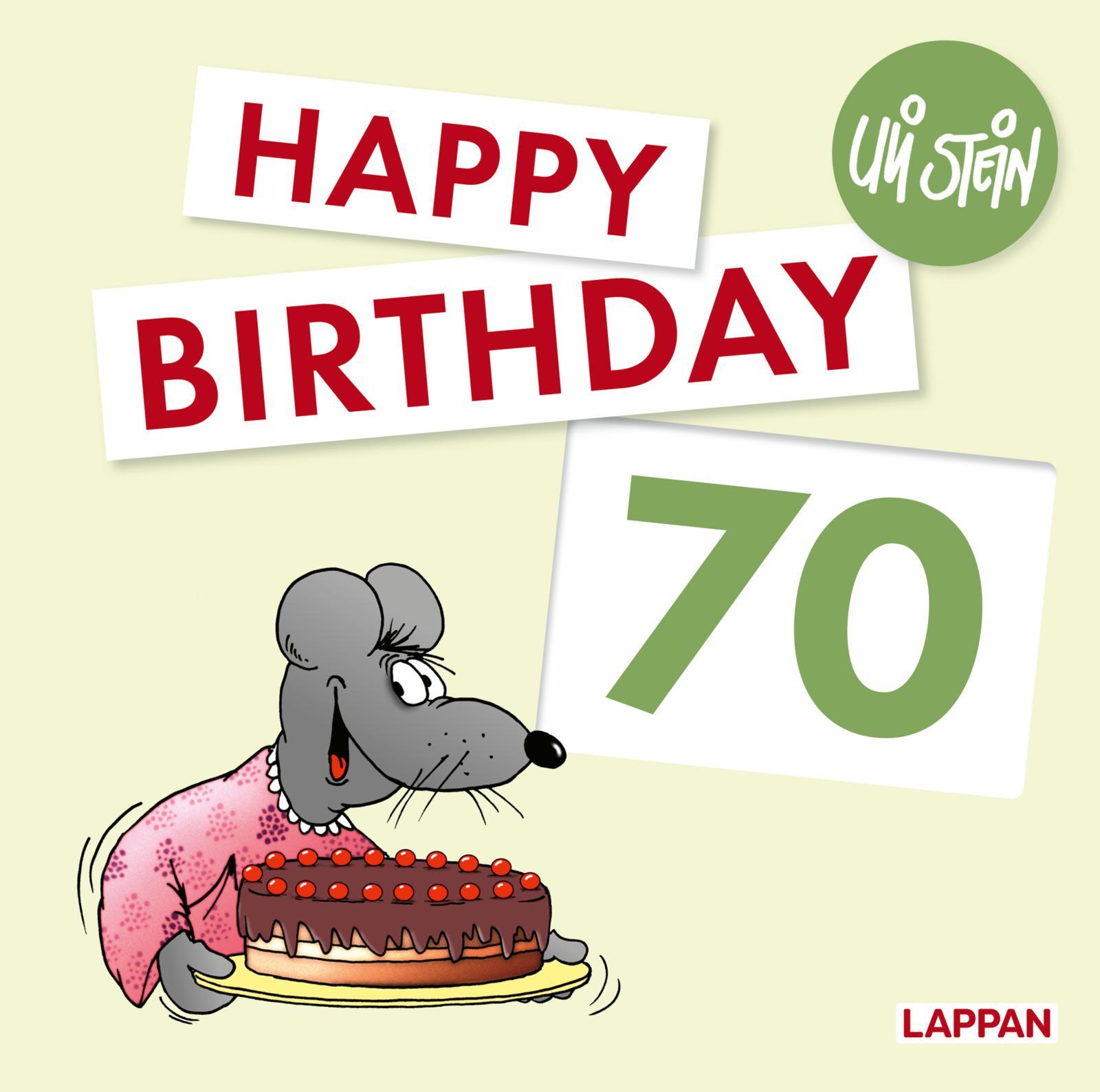 Vorderes Coverbild Happy Birthday zum 70. Geburtstag