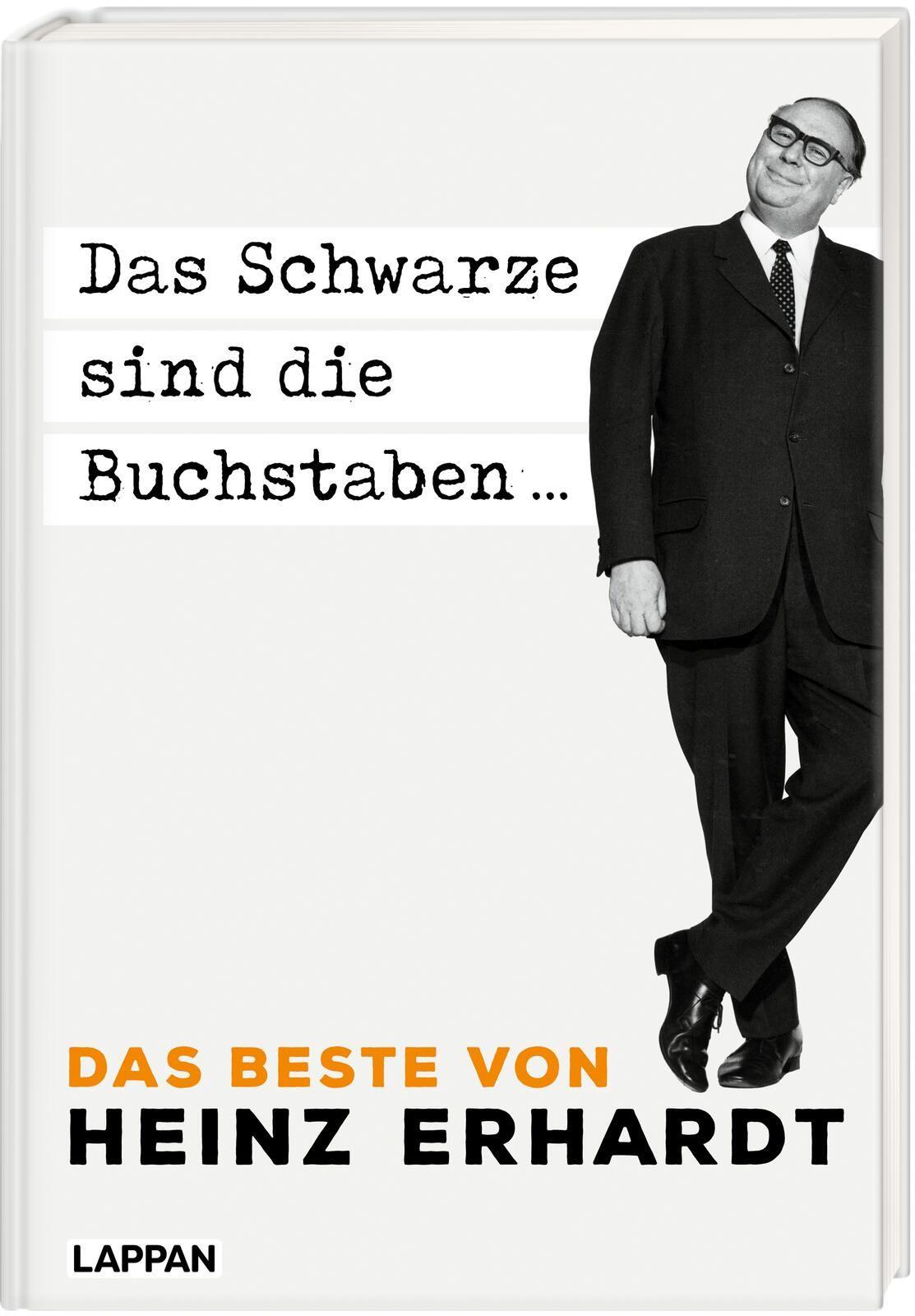 Vorderes Coverbild Das Schwarze sind die Buchstaben - Das Beste von Heinz Erhardt