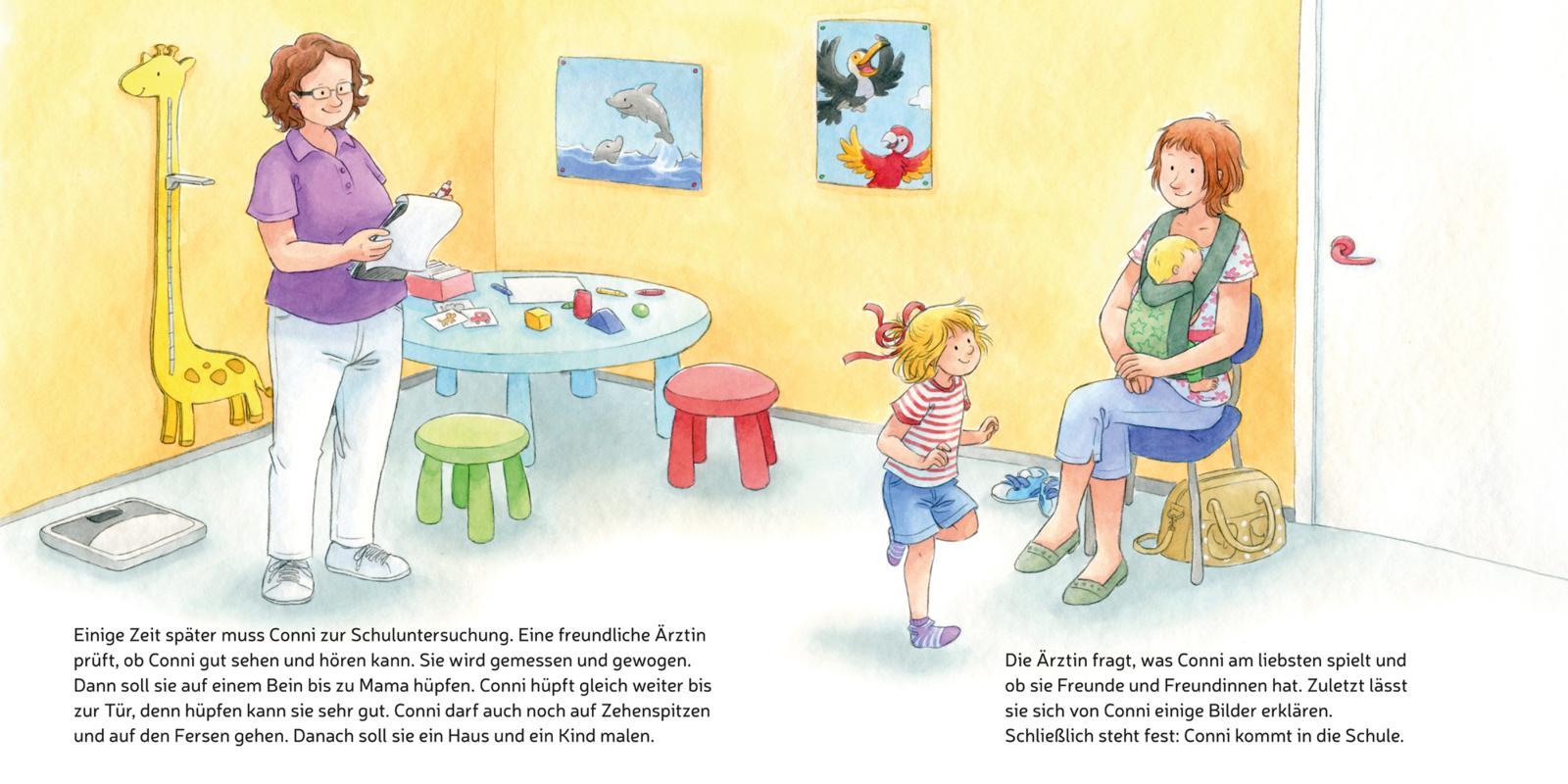 Beispielinhalt (Bild) LESEMAUS 101: Conni kommt in die Schule