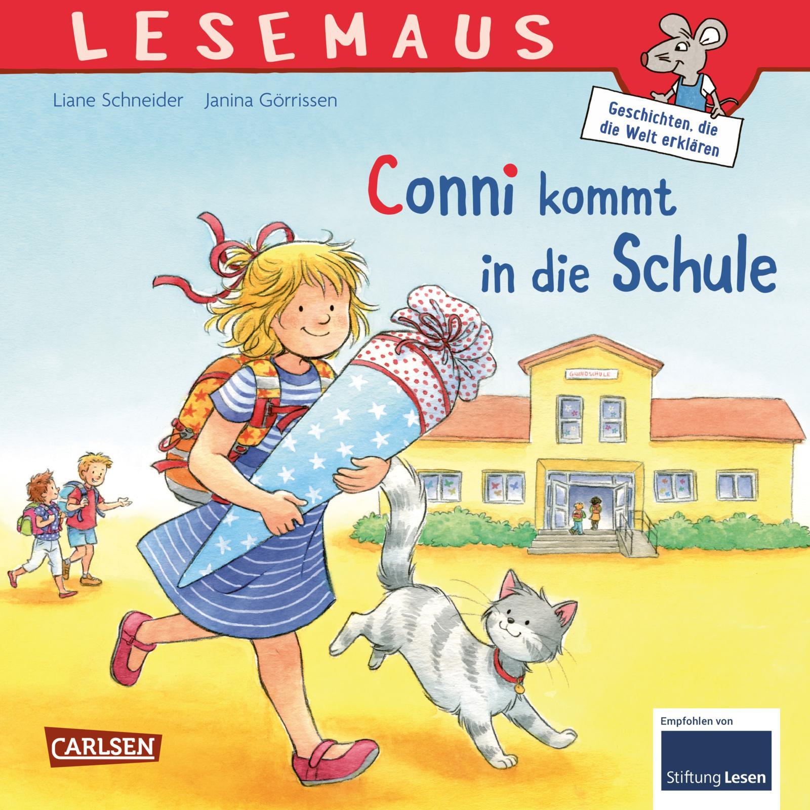 Vorderes Coverbild LESEMAUS 101: Conni kommt in die Schule