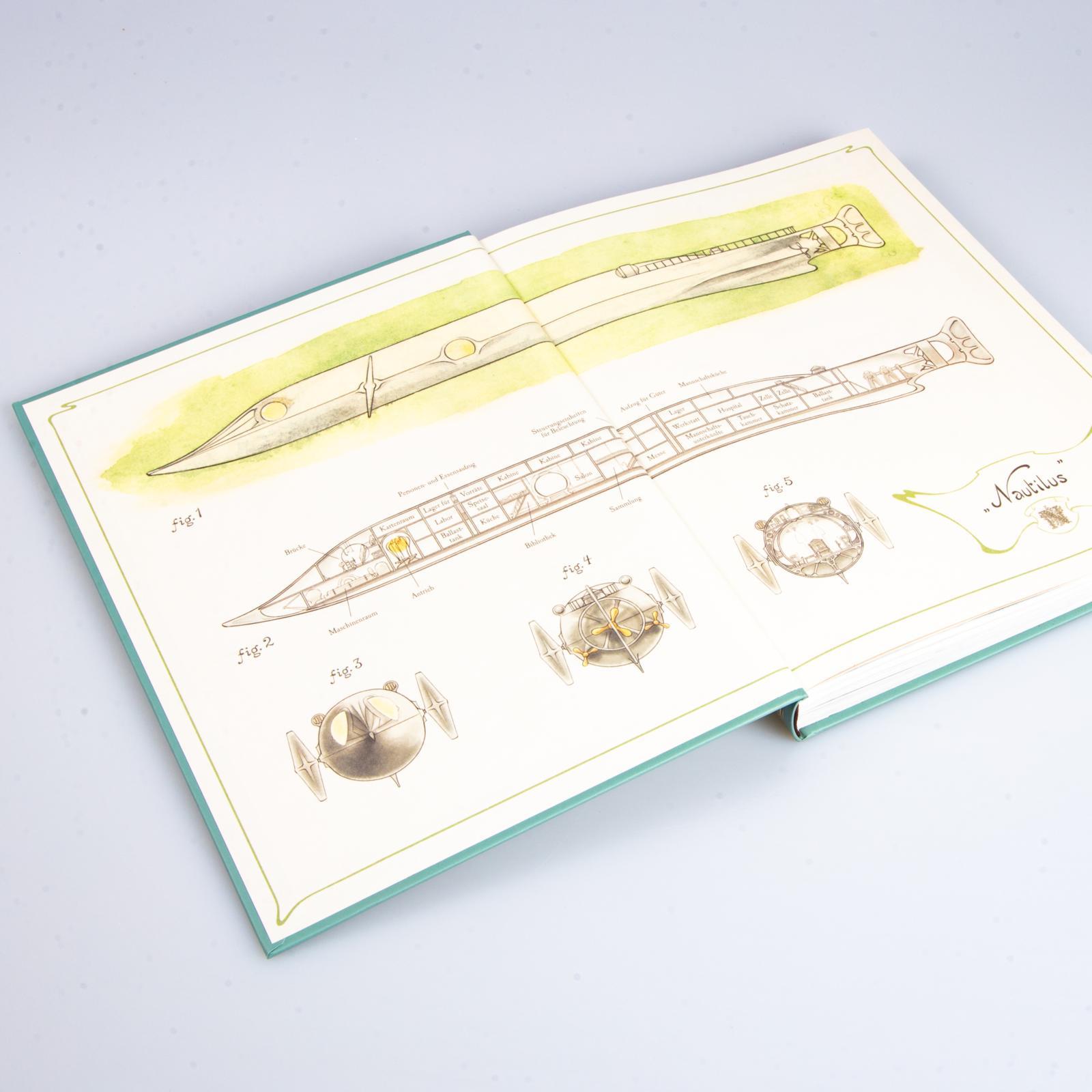 Beispielinhalt (Bild) 20.000 Meilen unter dem Meer