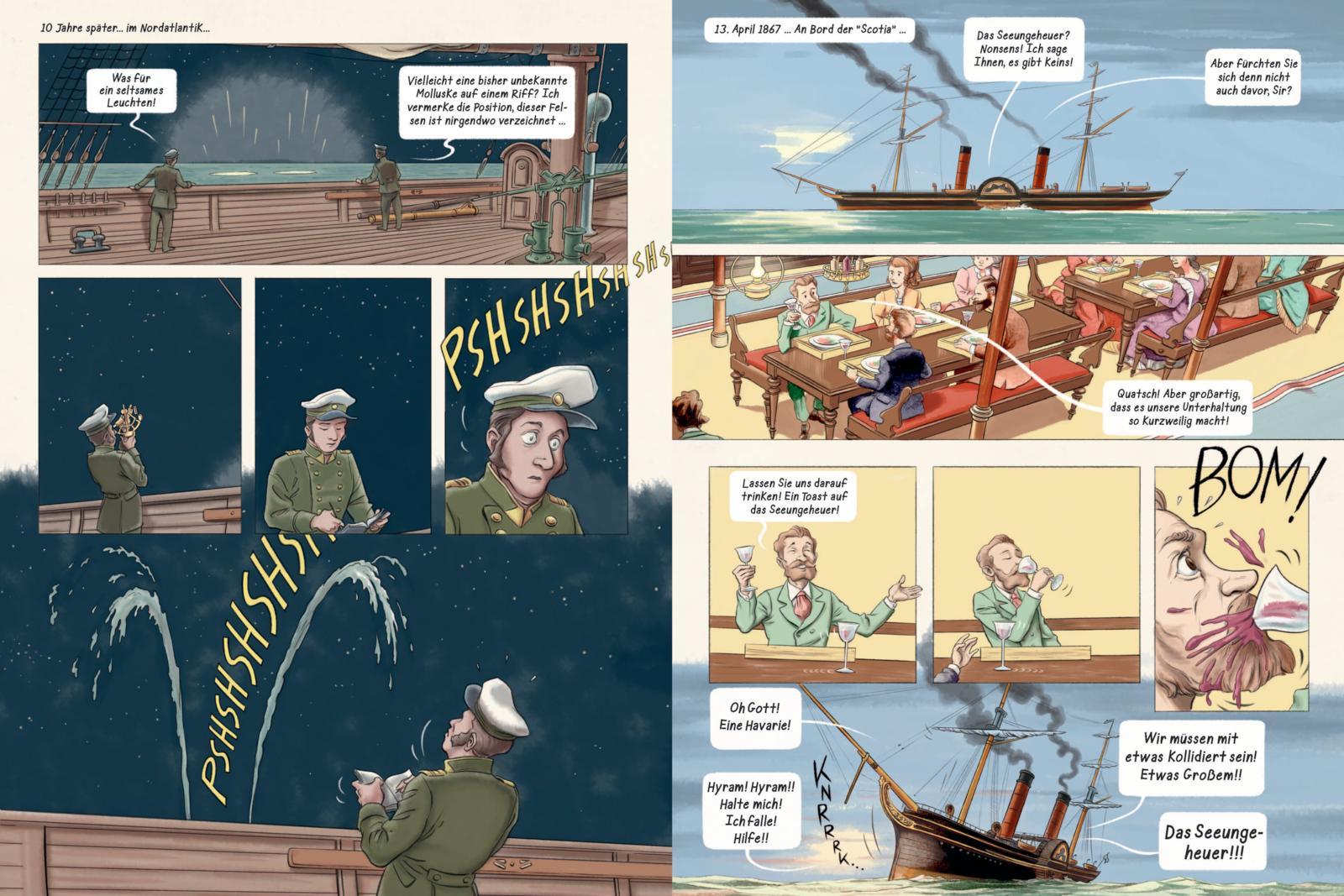 Beispielinhalt (Bild) 20.000 Meilen unter dem Meer