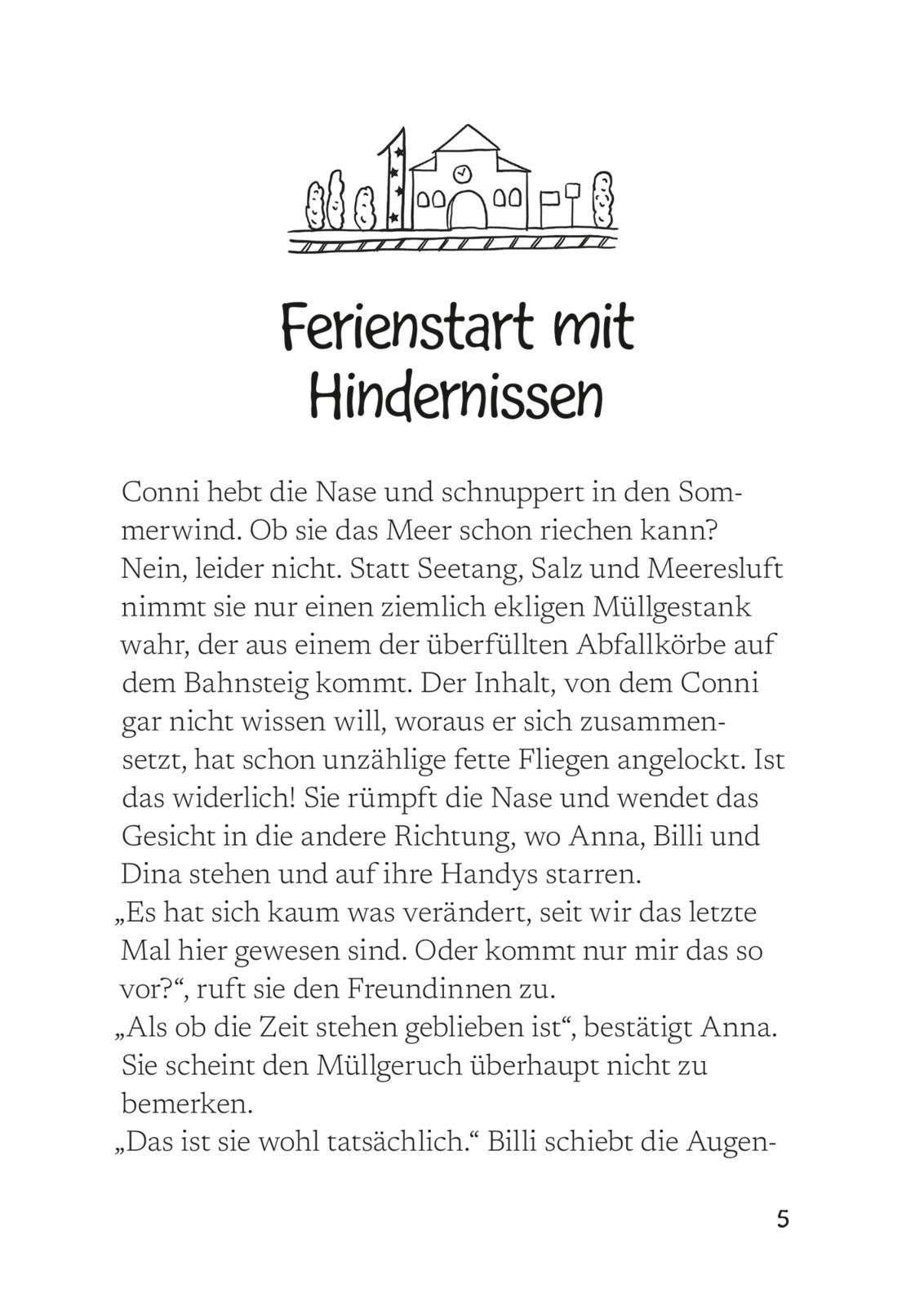 Beispielinhalt (Bild) Conni & Co 18: Conni, Anna und das große Pferdeglück