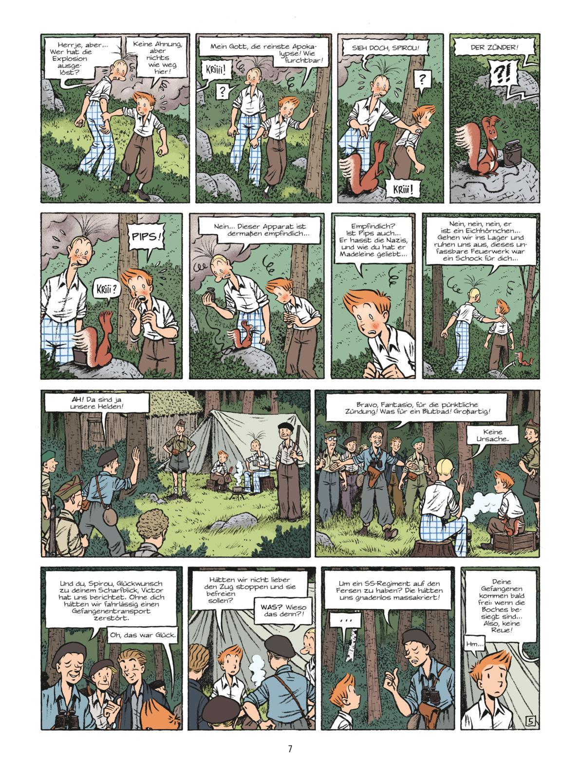 Beispielinhalt (Bild) Spirou und Fantasio Spezial 36: Spirou oder: die Hoffnung 4