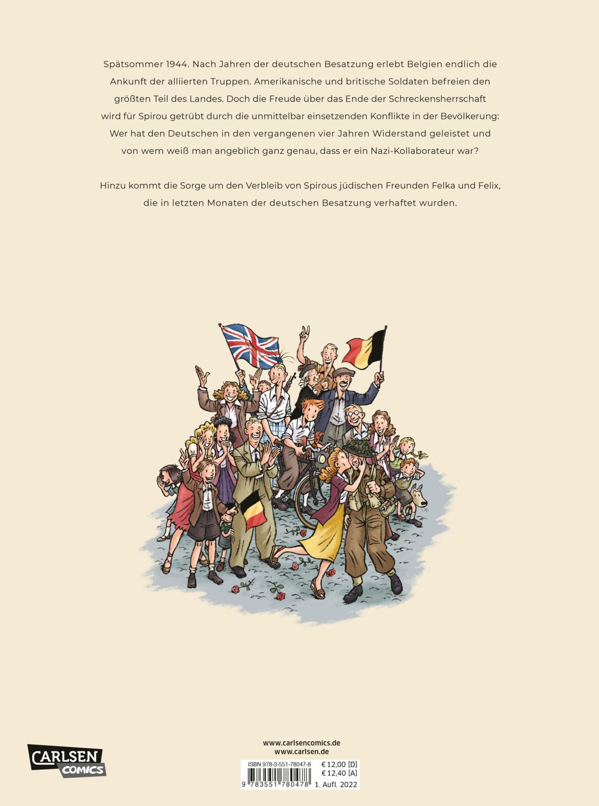 Rückseitencover Spirou und Fantasio Spezial 36: Spirou oder: die Hoffnung 4